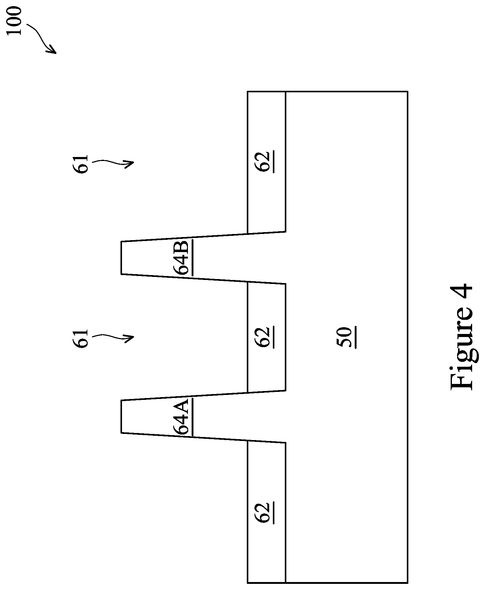 Patent US12310051 Figure 4 – Fin field-effect transistor device having contact plugs with re-entrant profile