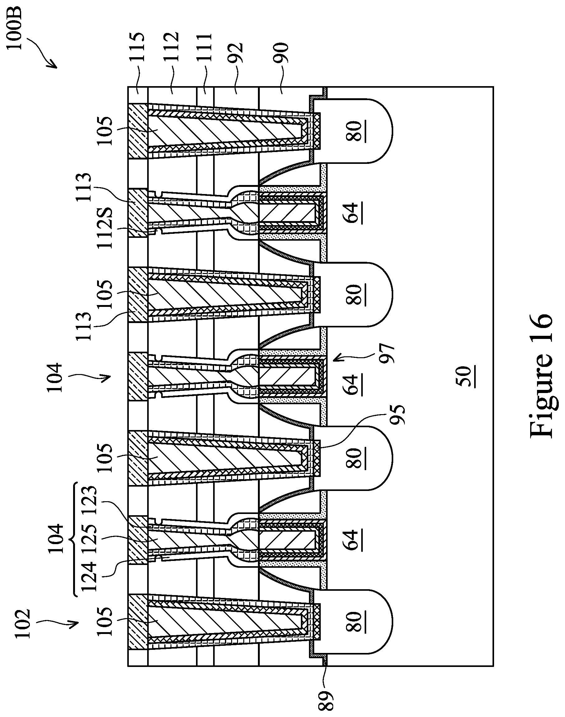 Patent US12310051 Figure 20 – Fin field-effect transistor device having contact plugs with re-entrant profile