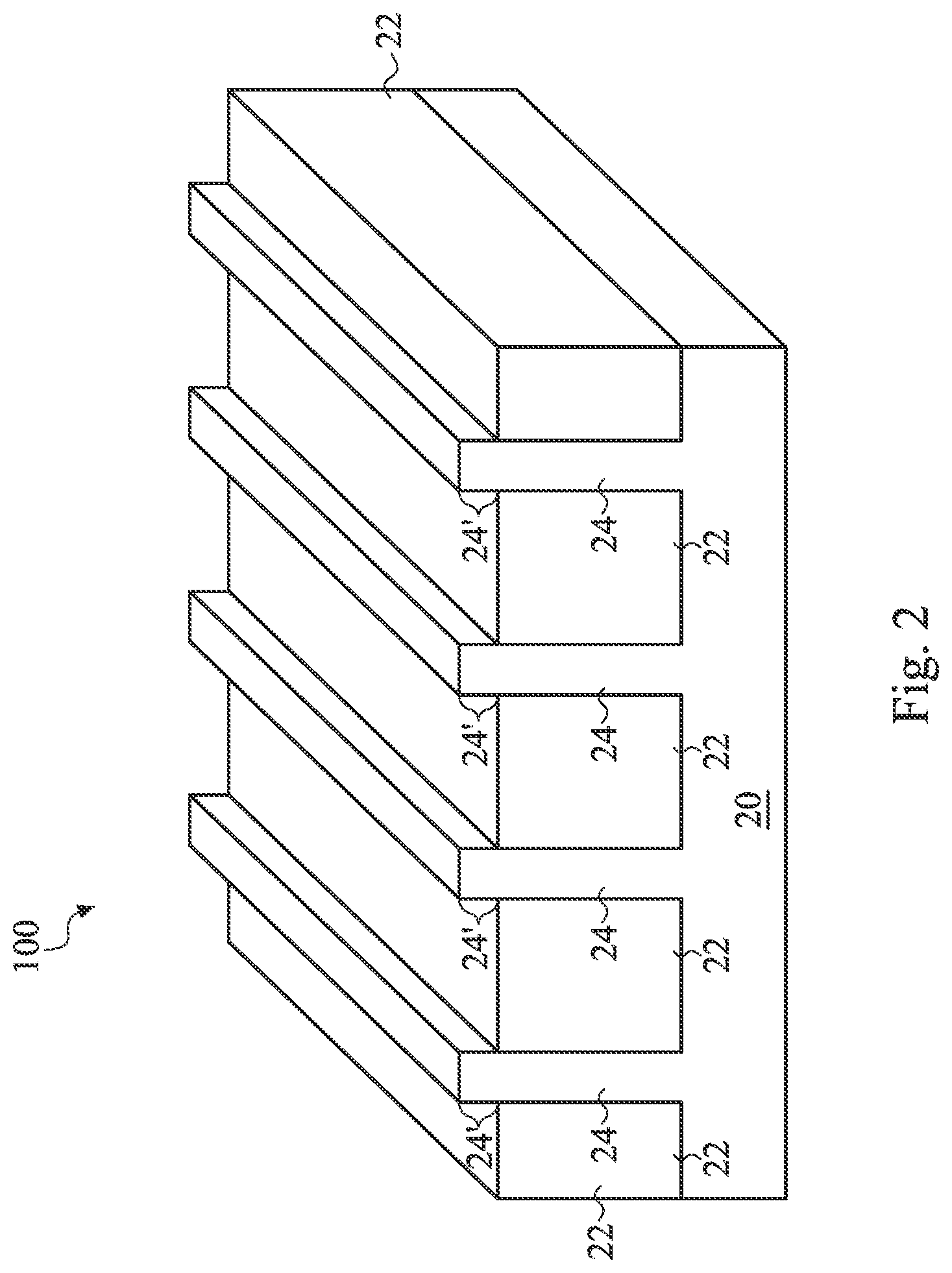 Patent US12310052 Figure 2 – Metal gate with silicon sidewall spacers