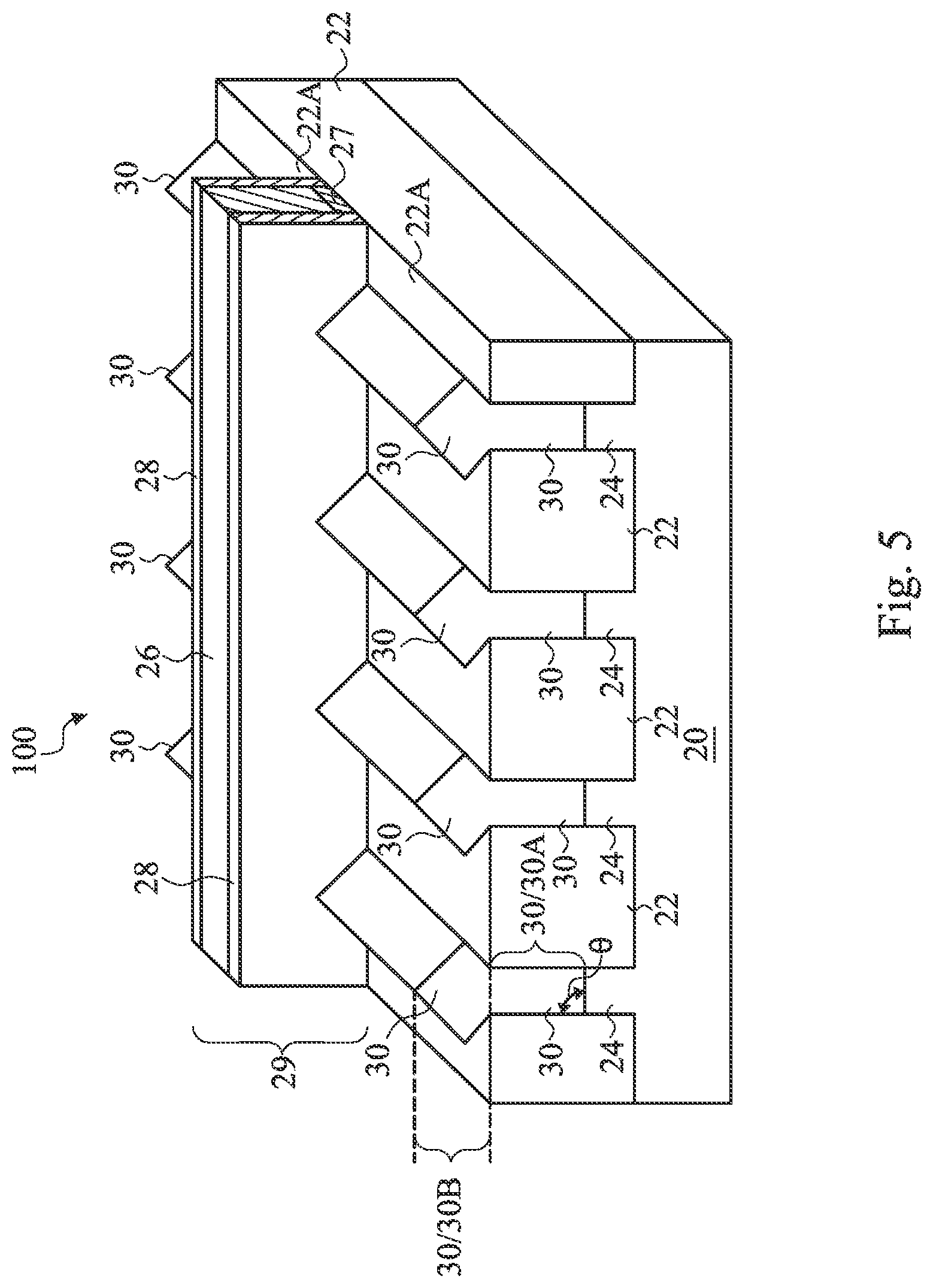 Patent US12310052 Figure 5 – Metal gate with silicon sidewall spacers