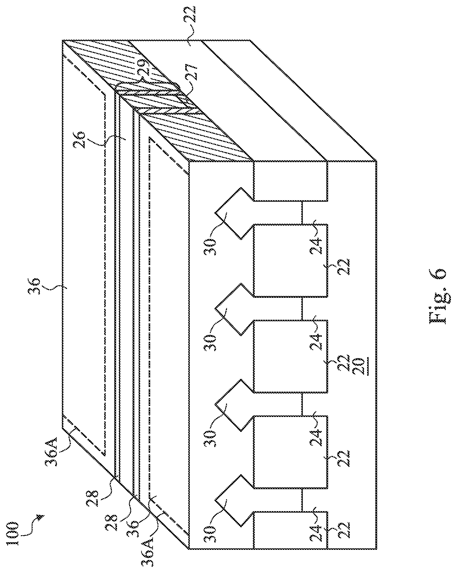 Patent US12310052 Figure 6 – Metal gate with silicon sidewall spacers