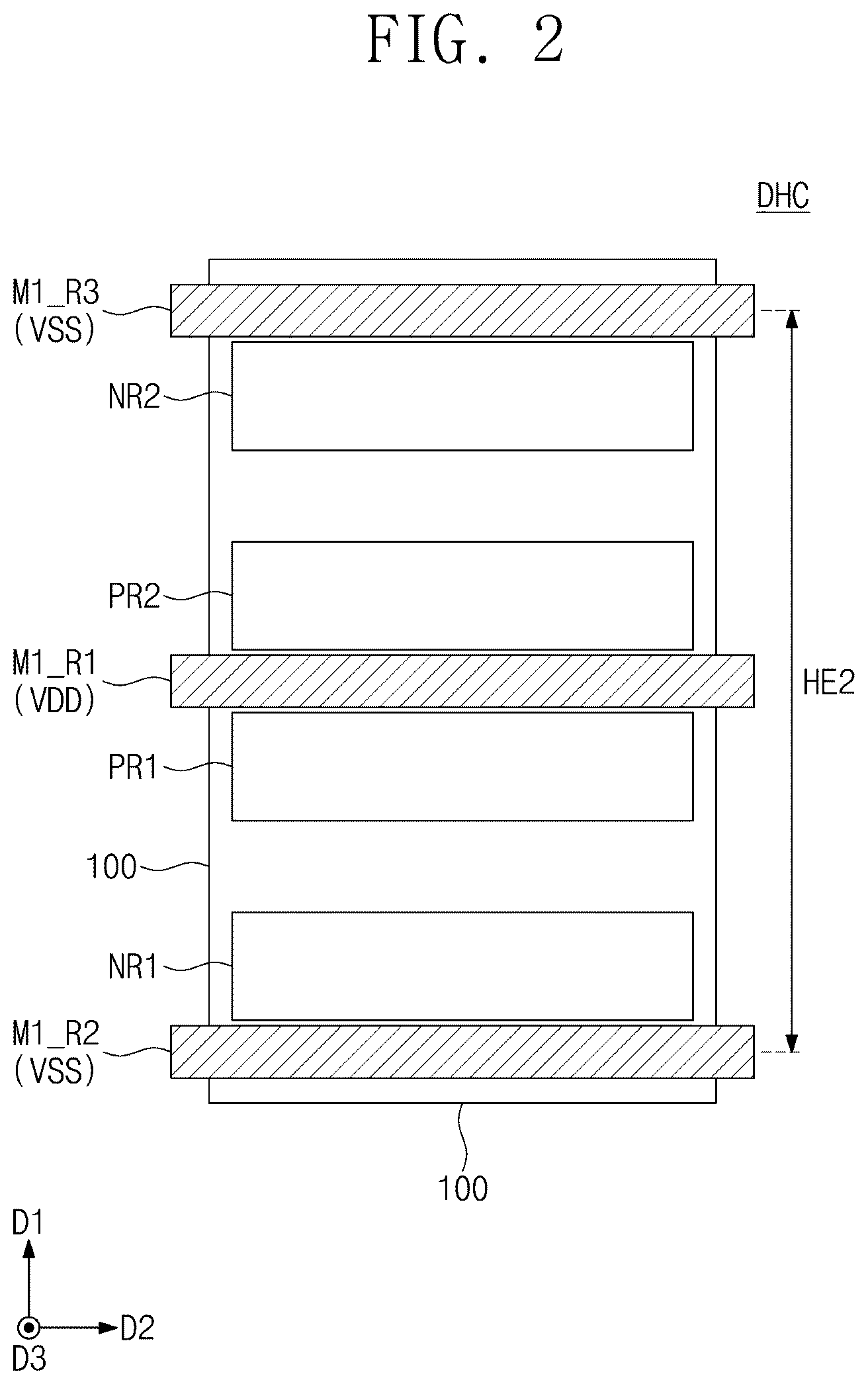 Patent US12310055 Figure 2 – Semiconductor device and method of fabricating the same