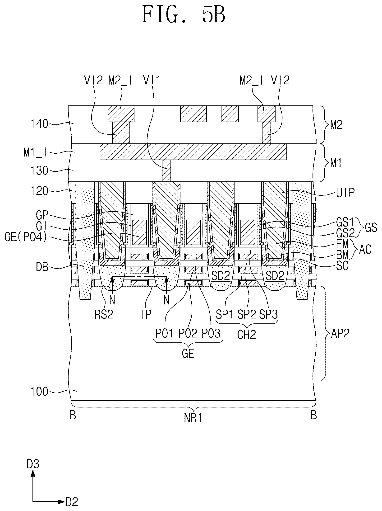 Patent US12310055 Figure 6 – Semiconductor device and method of fabricating the same