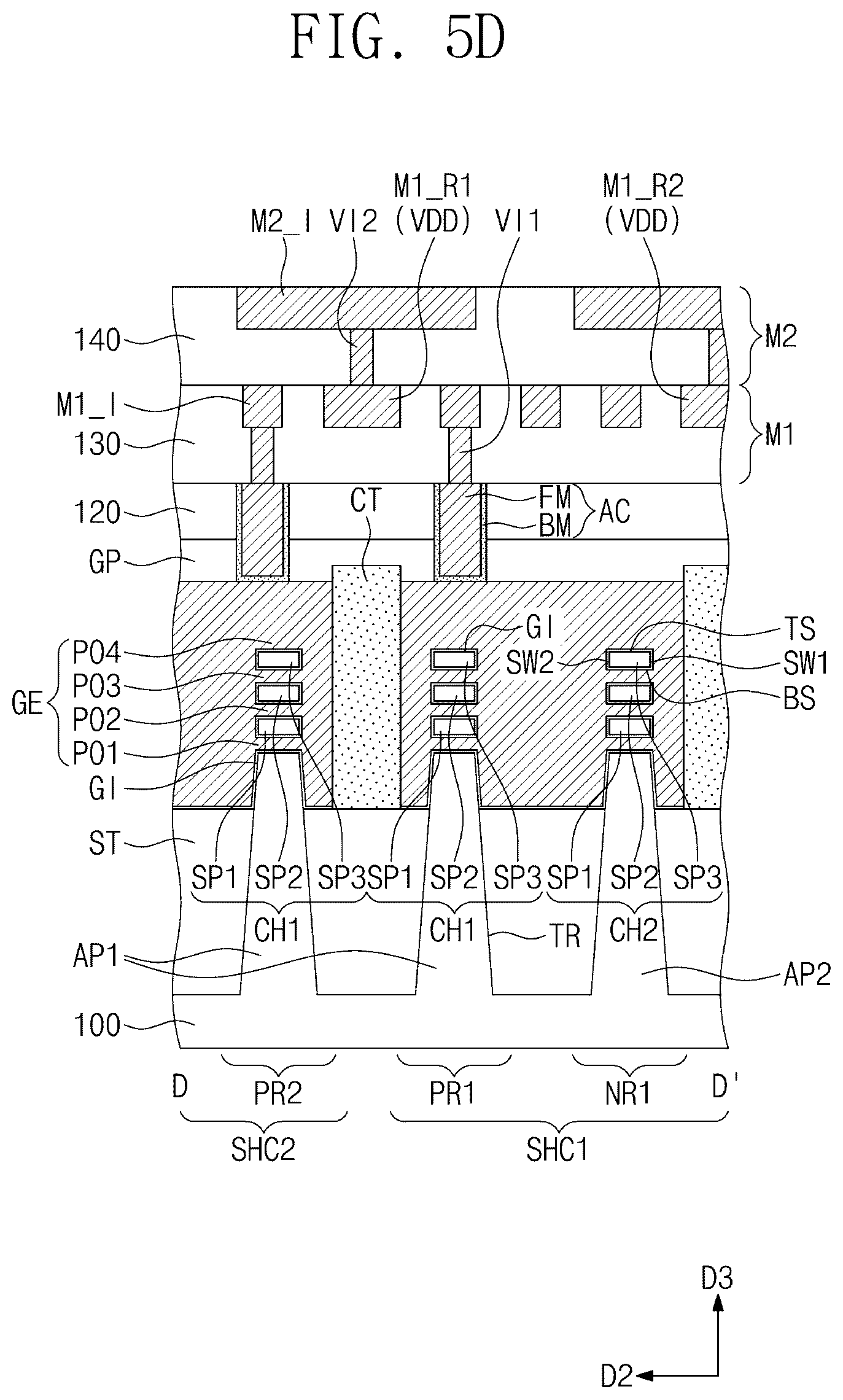 Patent US12310055 Figure 8 – Semiconductor device and method of fabricating the same