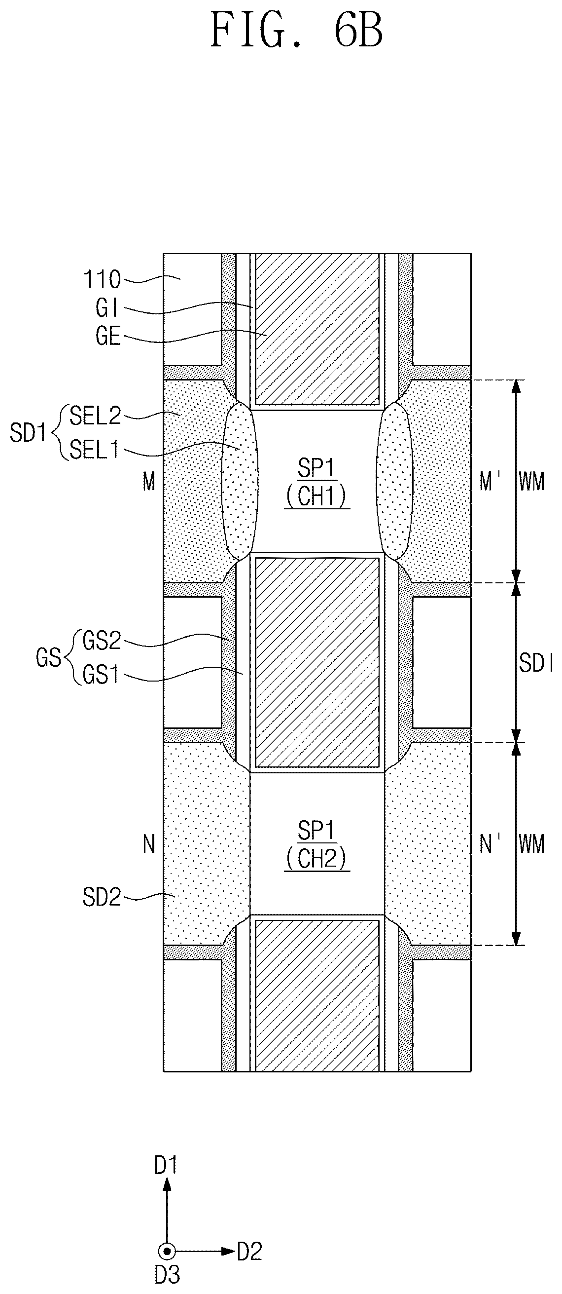 Patent US12310055 Figure 10 – Semiconductor device and method of fabricating the same