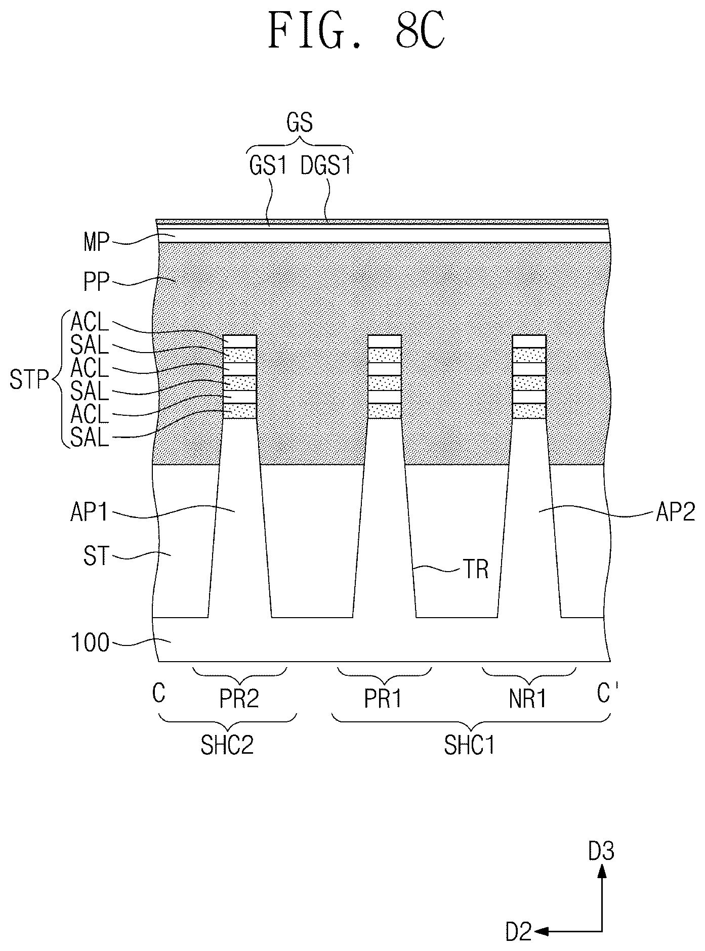 Patent US12310055 Figure 15 – Semiconductor device and method of fabricating the same