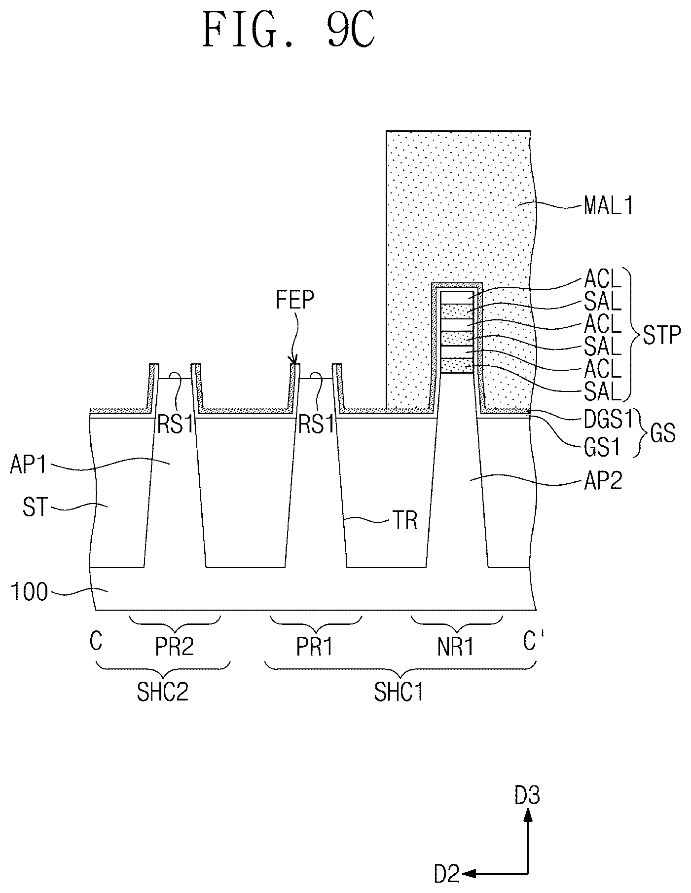 Patent US12310055 Figure 18 – Semiconductor device and method of fabricating the same