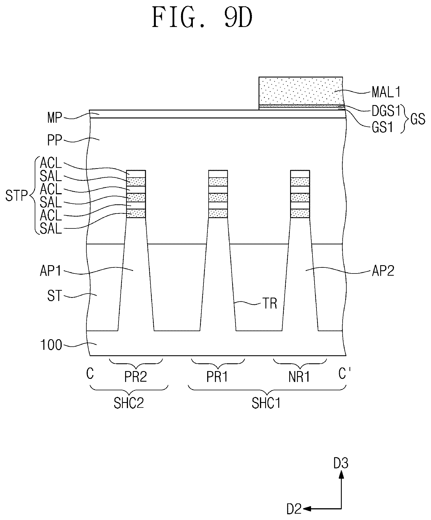 Patent US12310055 Figure 19 – Semiconductor device and method of fabricating the same