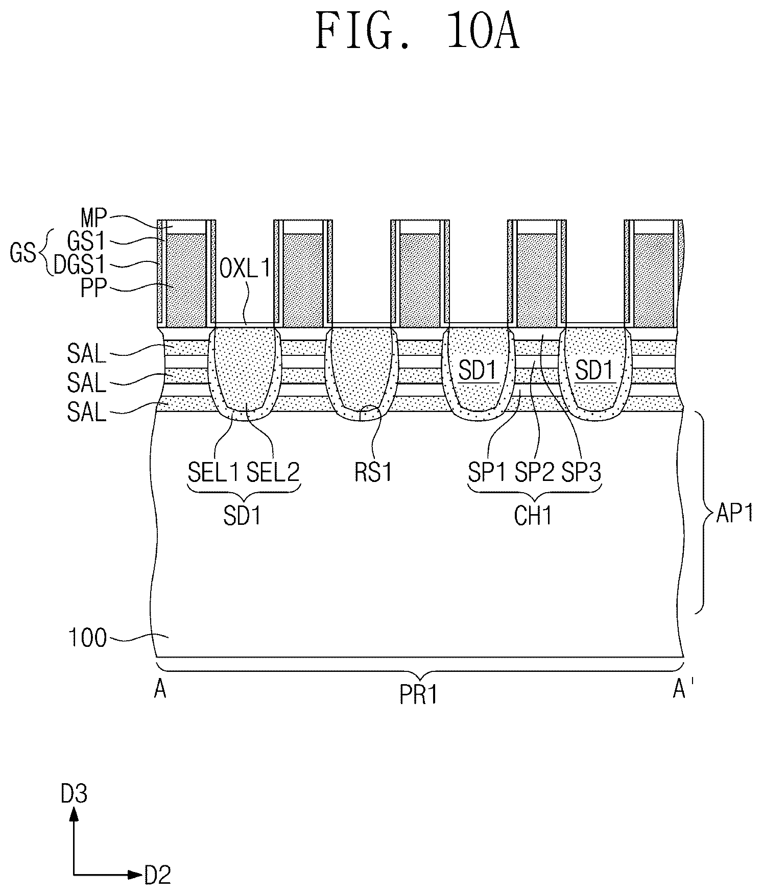 Patent US12310055 Figure 20 – Semiconductor device and method of fabricating the same