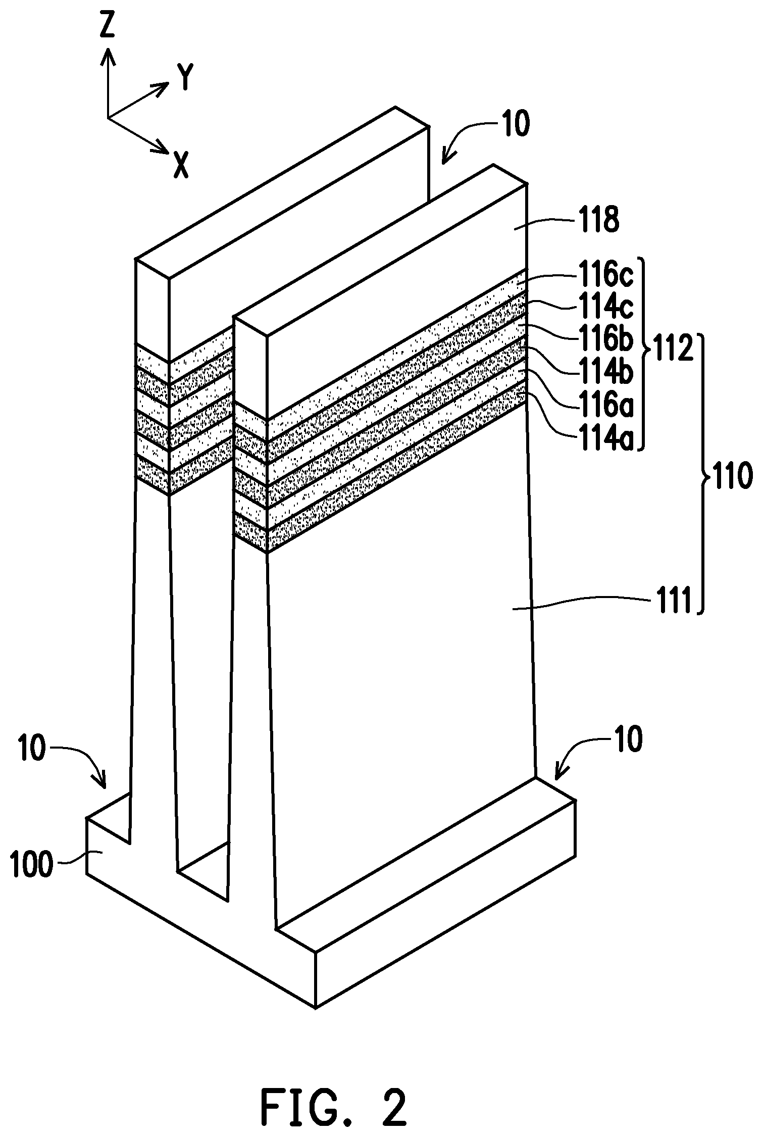 Patent US12310056 Figure 2 – Method of forming semiconductor device