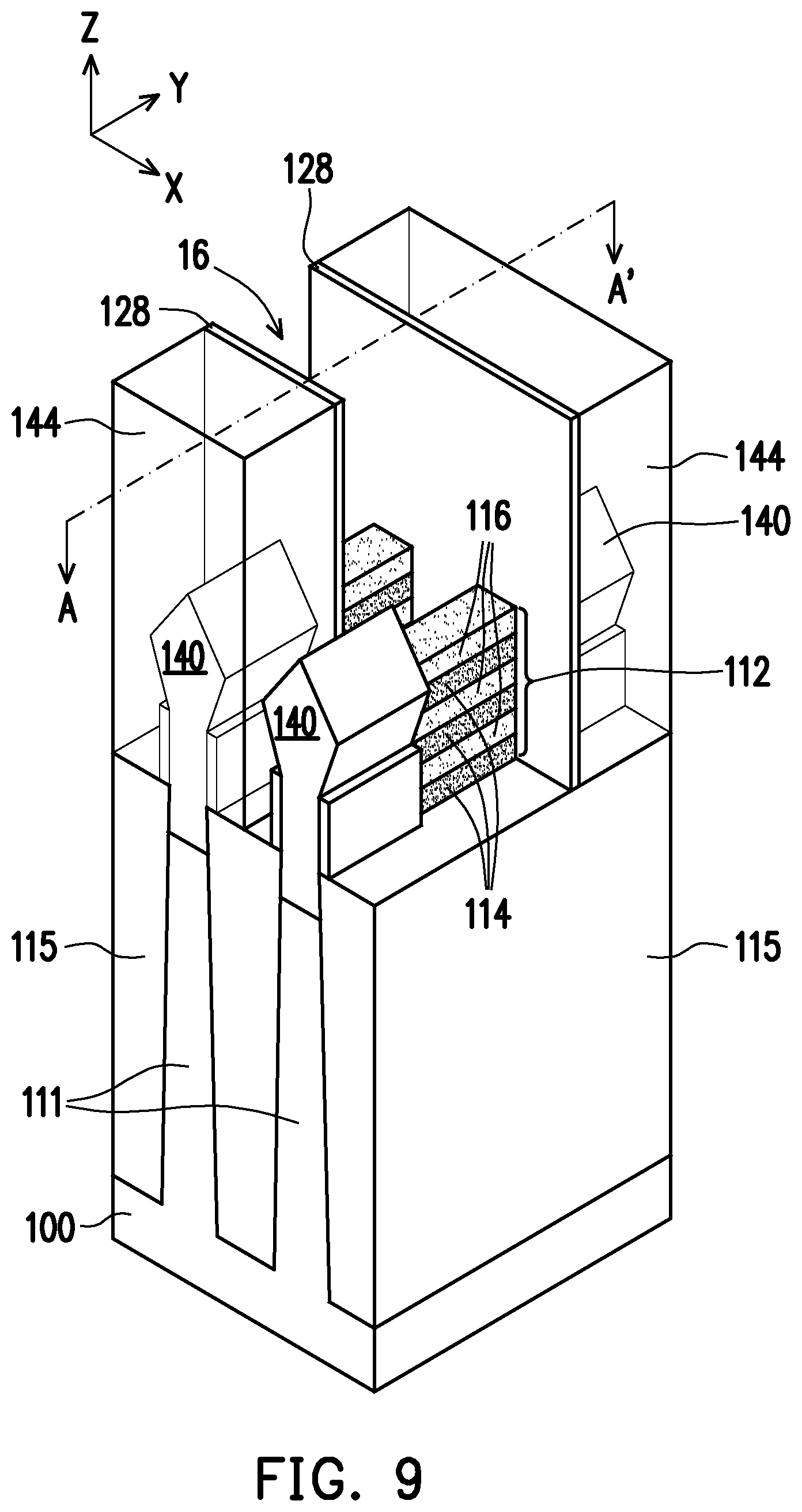 Patent US12310056 Figure 9 – Method of forming semiconductor device