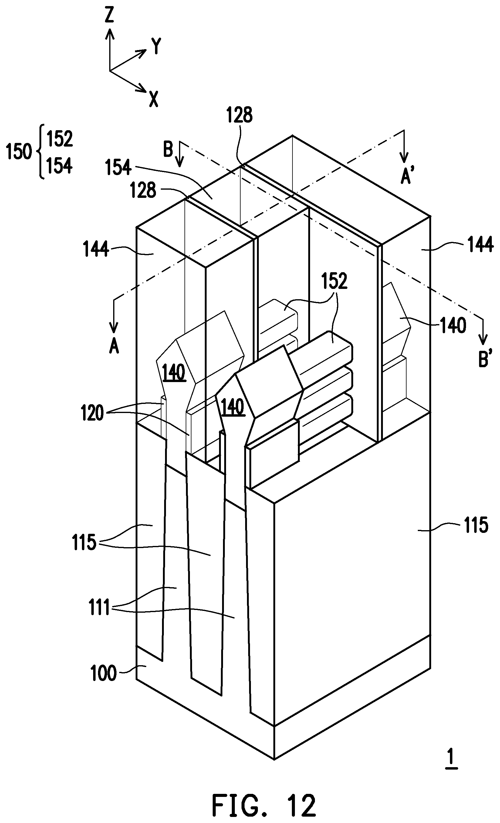 Patent US12310056 Figure 14 – Method of forming semiconductor device