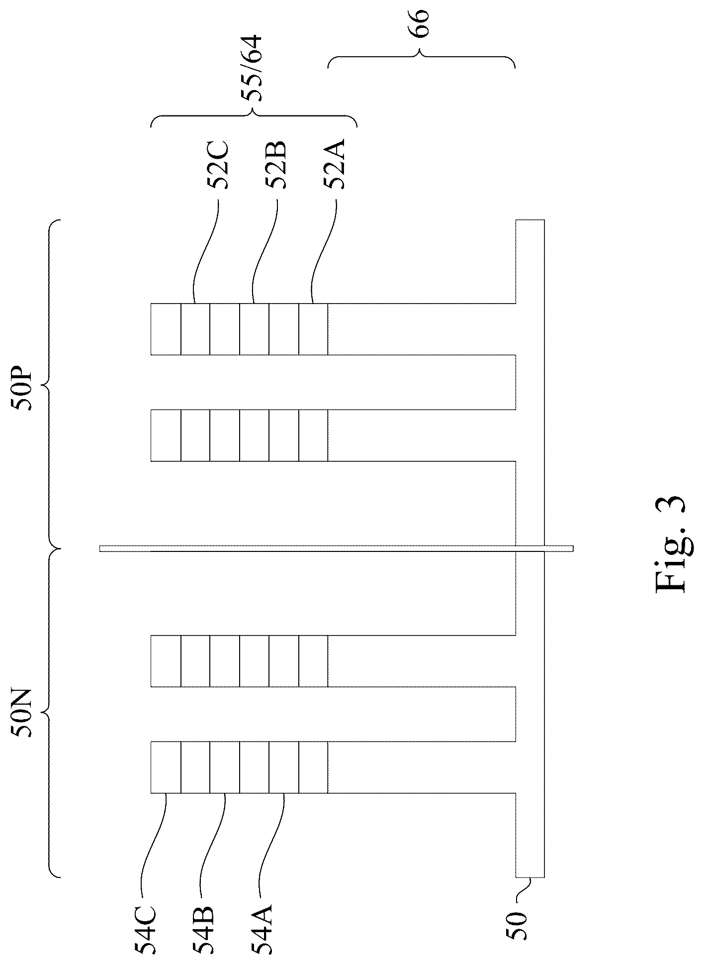 Patent US12310057 Figure 3 – Semiconductor devices including backside vias and methods of forming the same