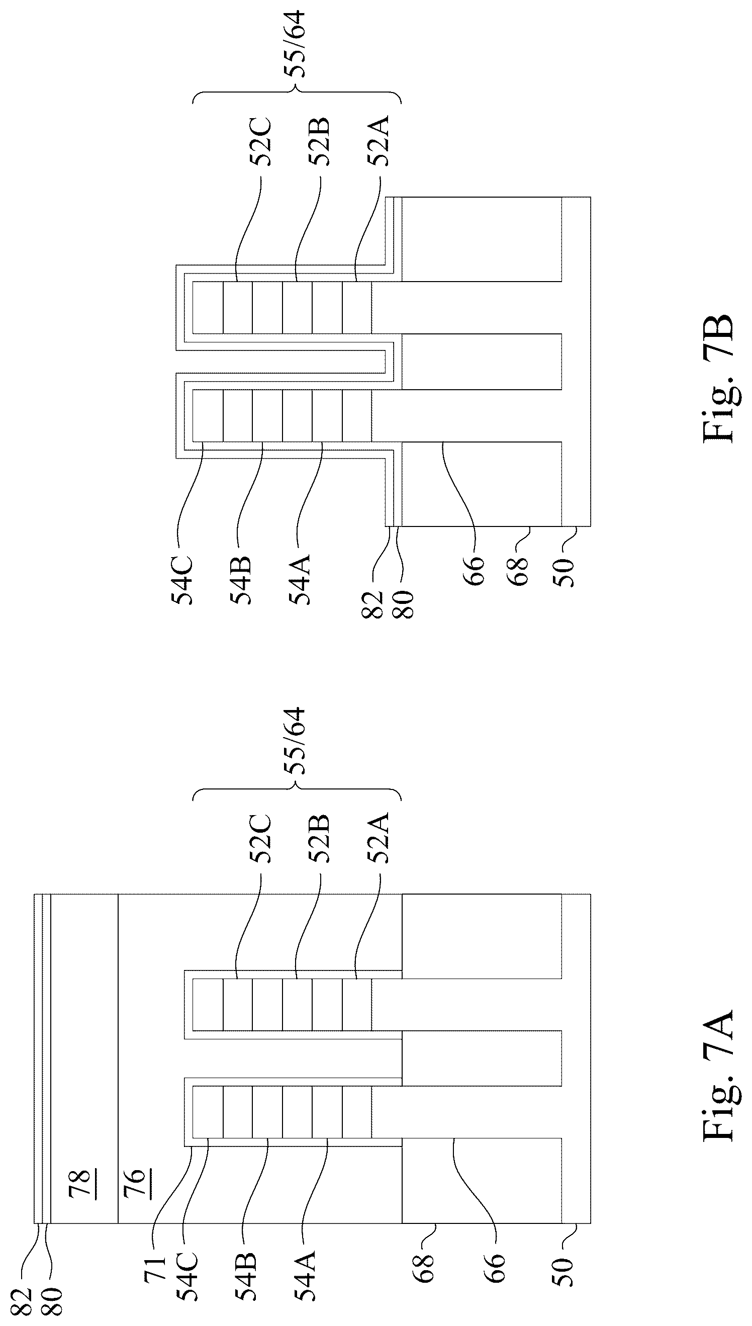 Patent US12310057 Figure 8 – Semiconductor devices including backside vias and methods of forming the same