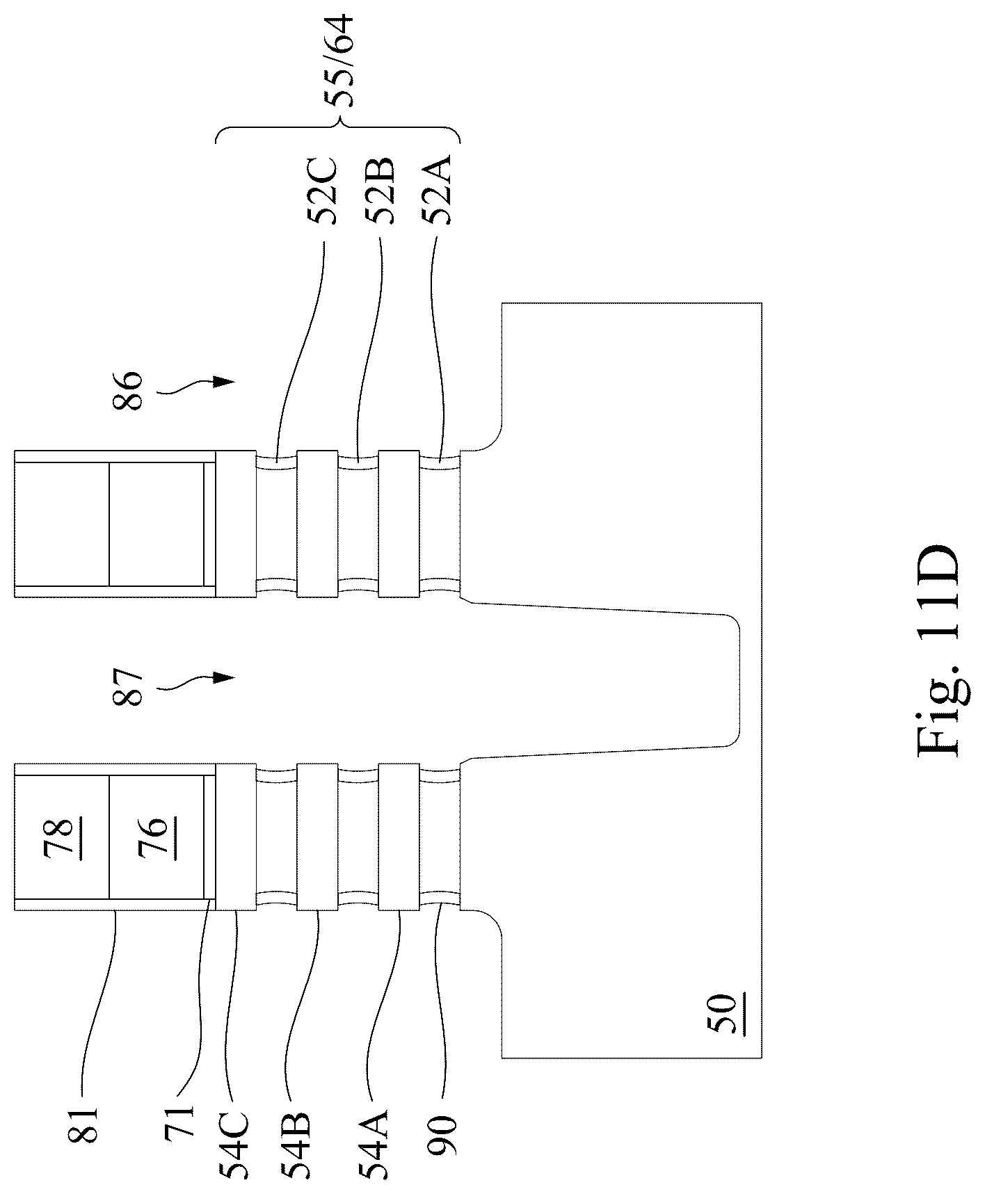 Patent US12310057 Figure 18 – Semiconductor devices including backside vias and methods of forming the same