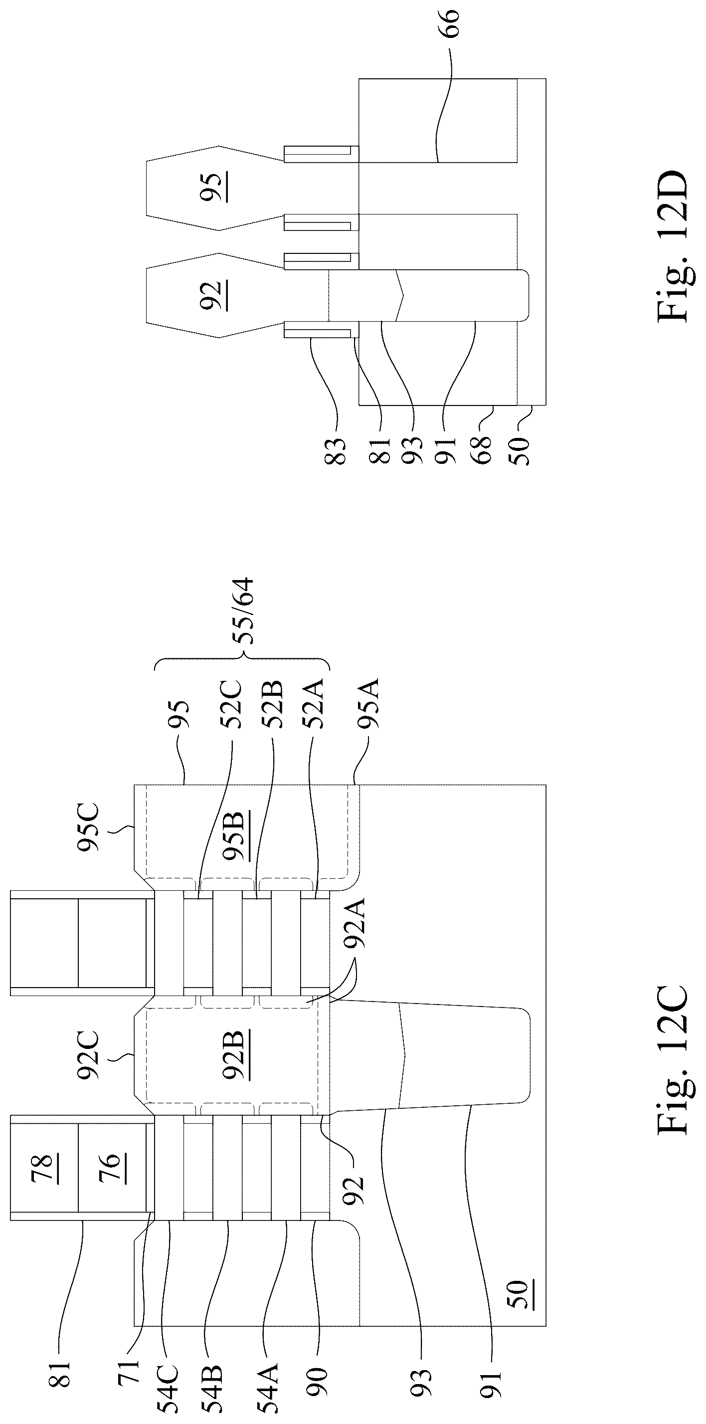 Patent US12310057 Figure 20 – Semiconductor devices including backside vias and methods of forming the same