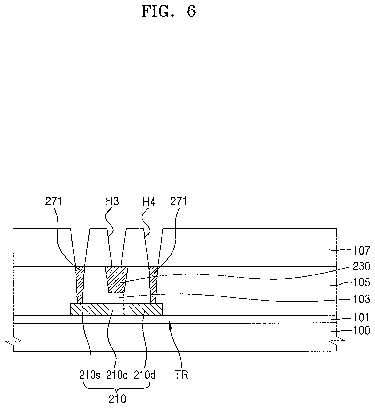 Patent US12310058 Figure 8 – Thin film transistor substrate