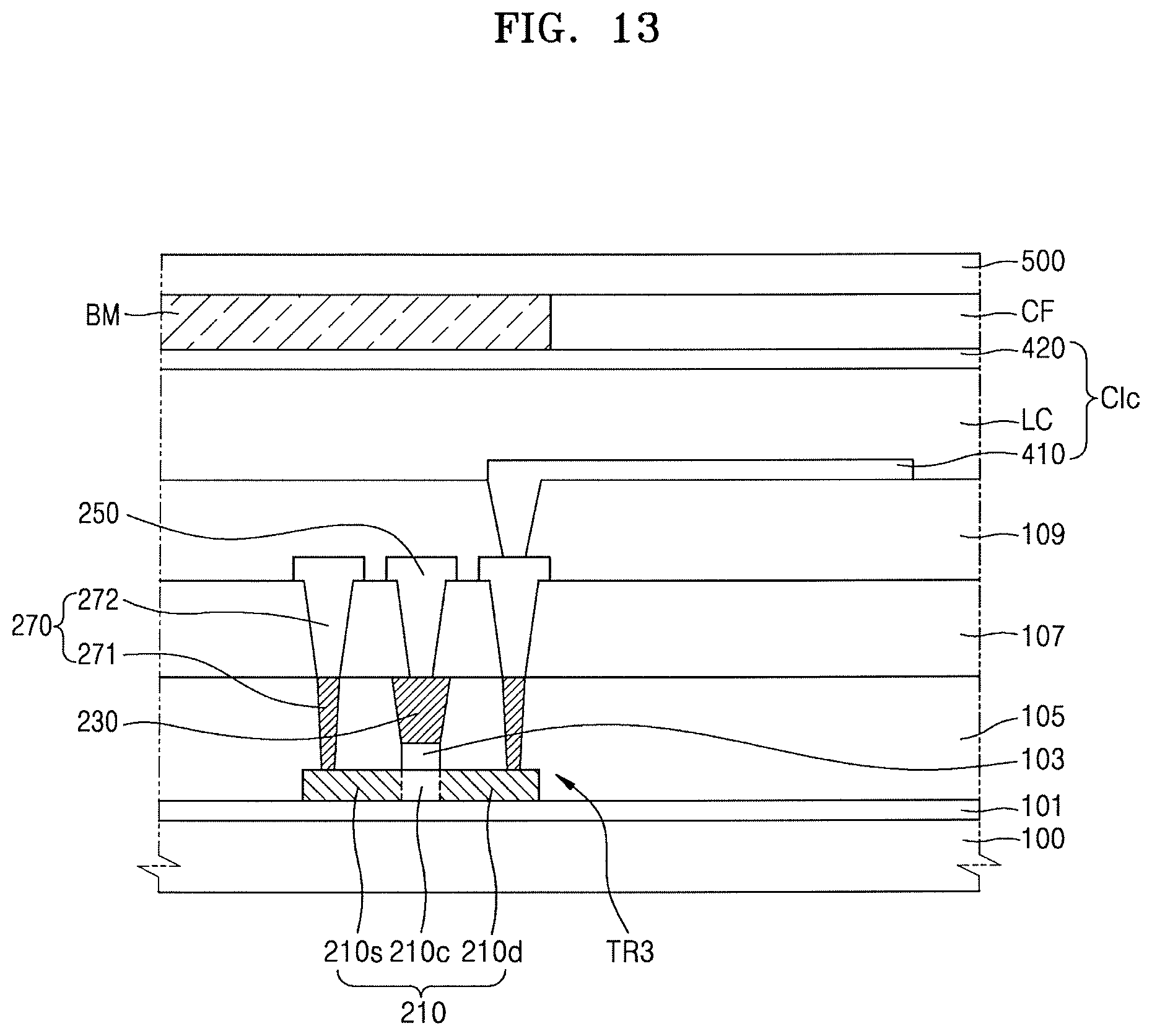 Patent US12310058 Figure 15 – Thin film transistor substrate