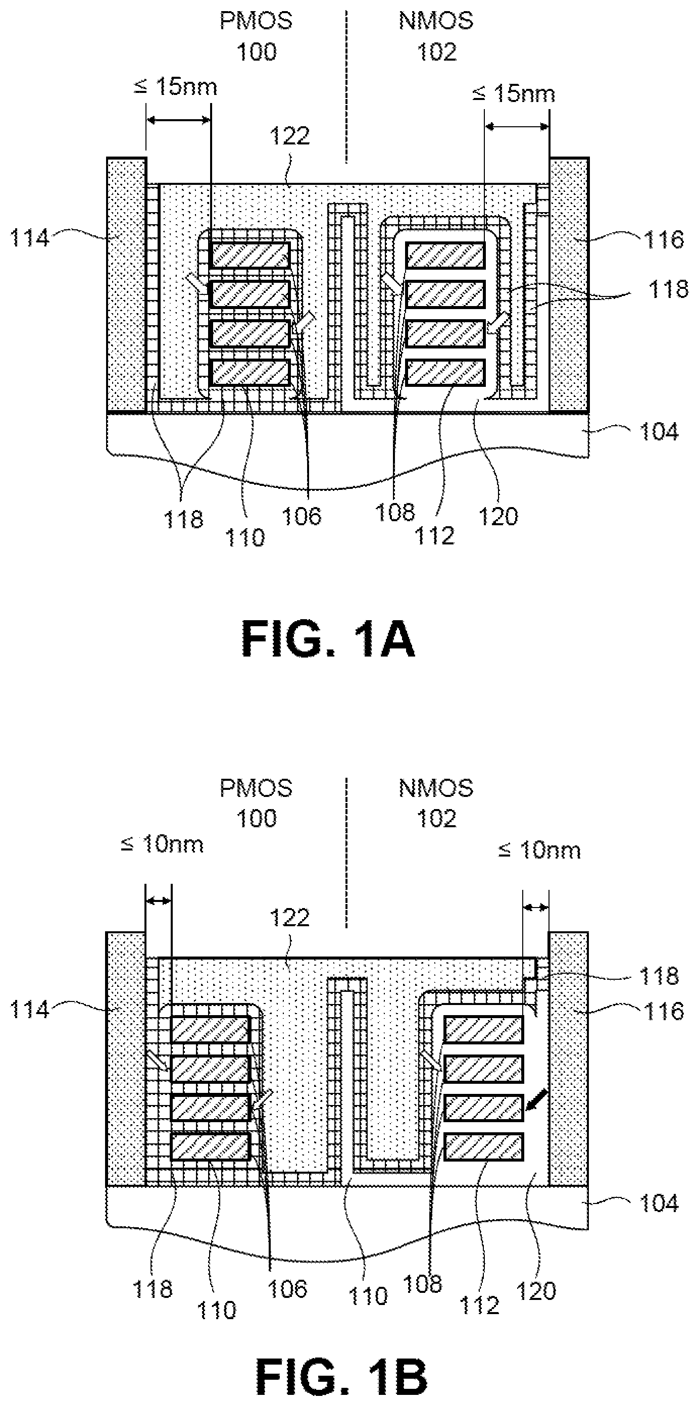 Patent US12310060 Figure 1 – Gate-all-around integrated circuit structures having uniform threshold voltages and tight gate endcap tolerances