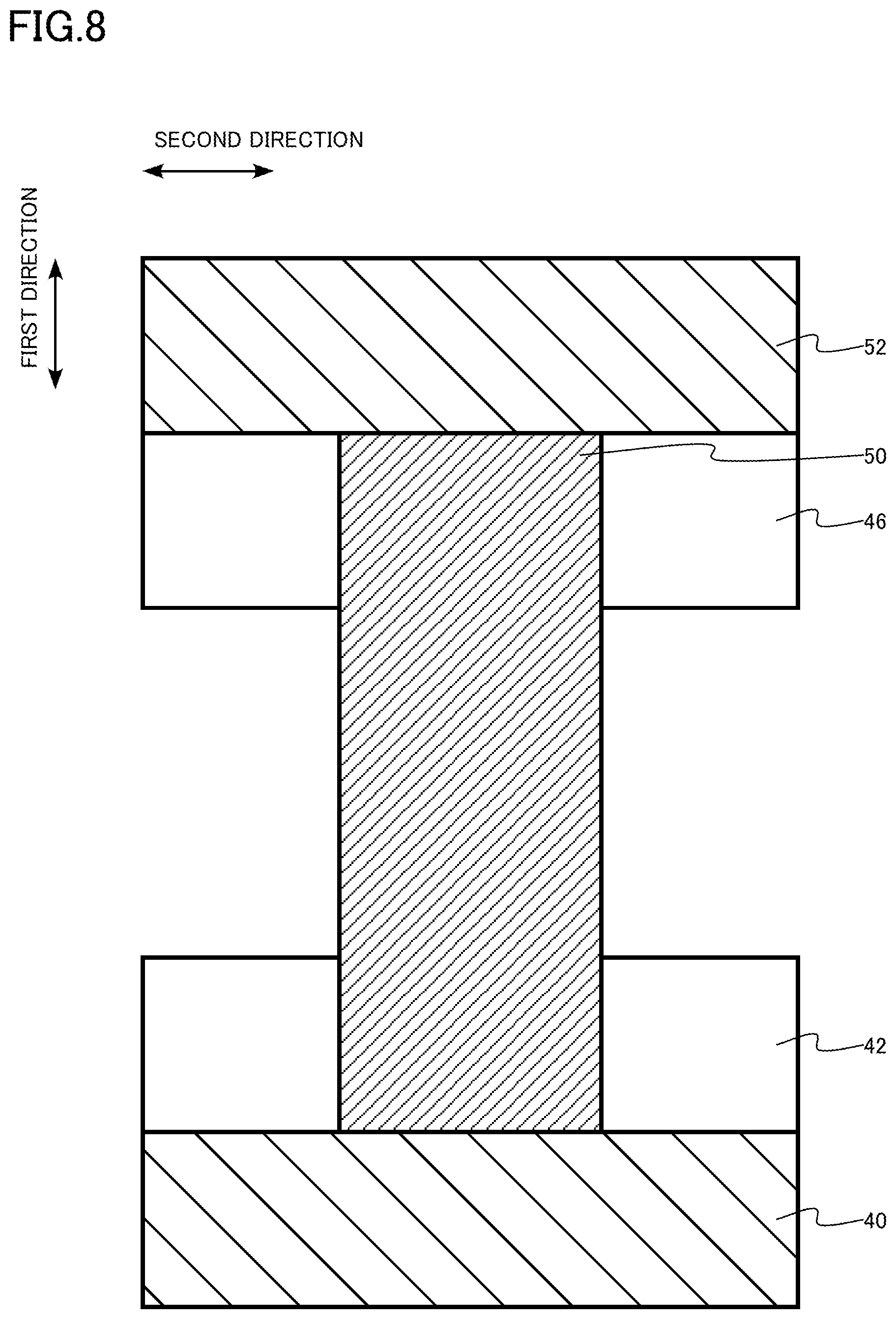 Patent US12310065 Figure 8 – Semiconductor device, semiconductor memory device, and method for manufacturing semiconductor device