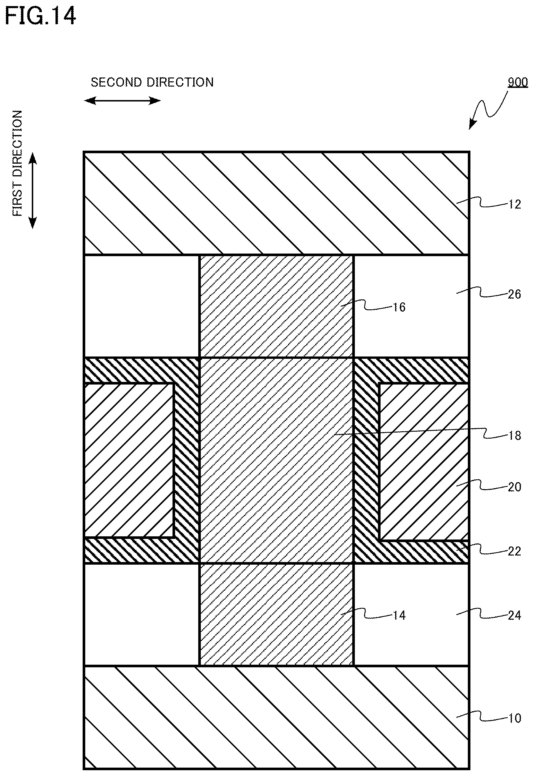 Patent US12310065 Figure 14 – Semiconductor device, semiconductor memory device, and method for manufacturing semiconductor device
