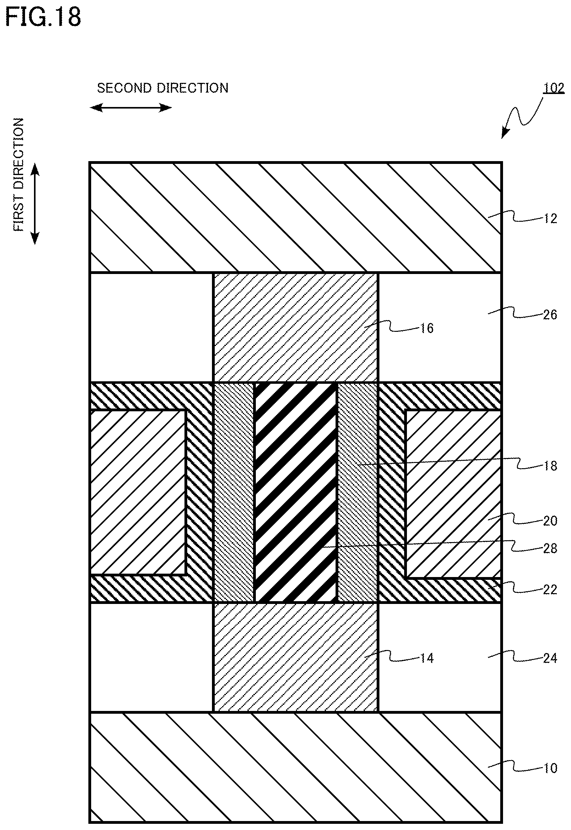 Patent US12310065 Figure 18 – Semiconductor device, semiconductor memory device, and method for manufacturing semiconductor device
