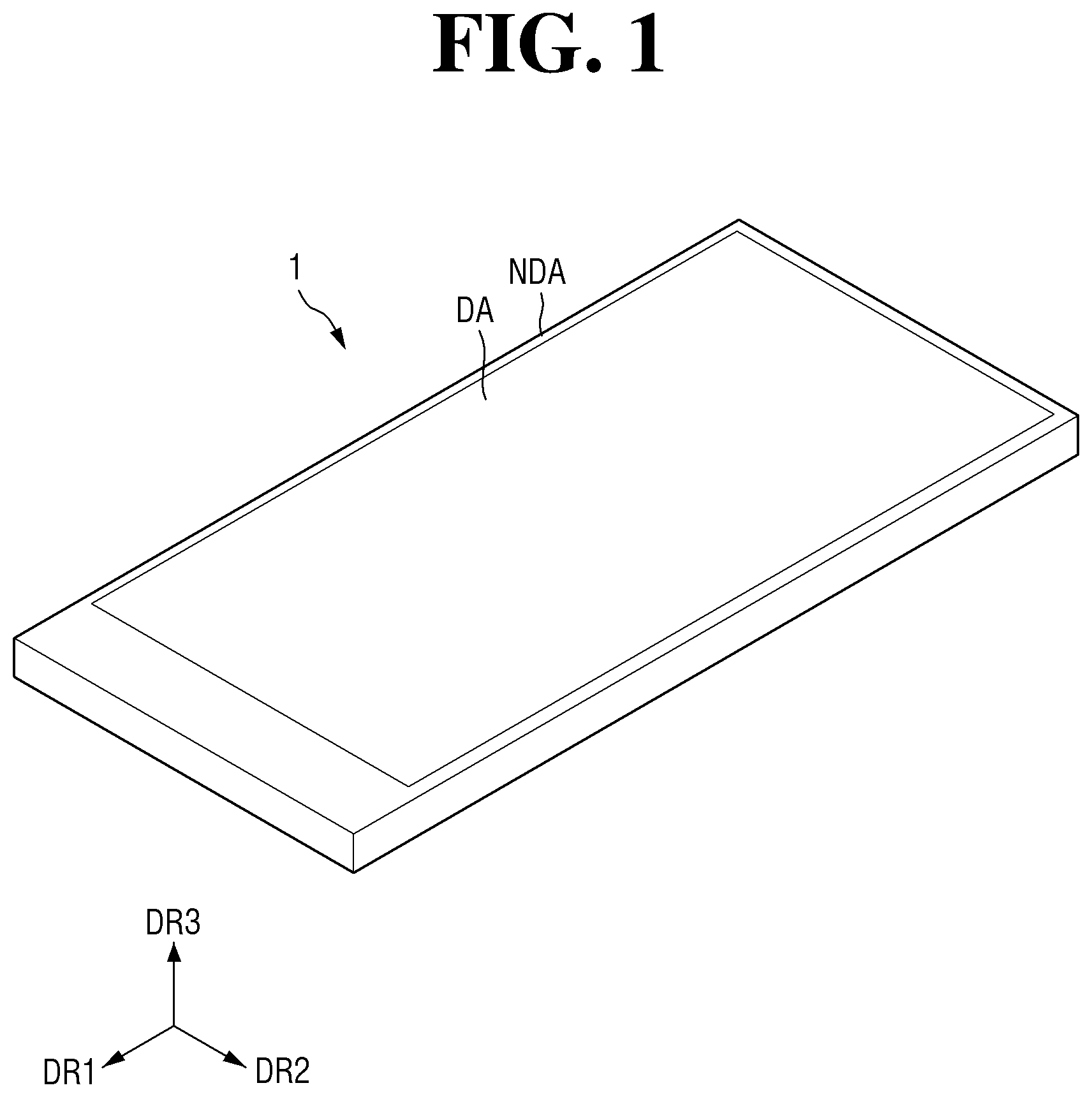 Patent US12310066 Figure 1 – Display device and method of fabricating the same