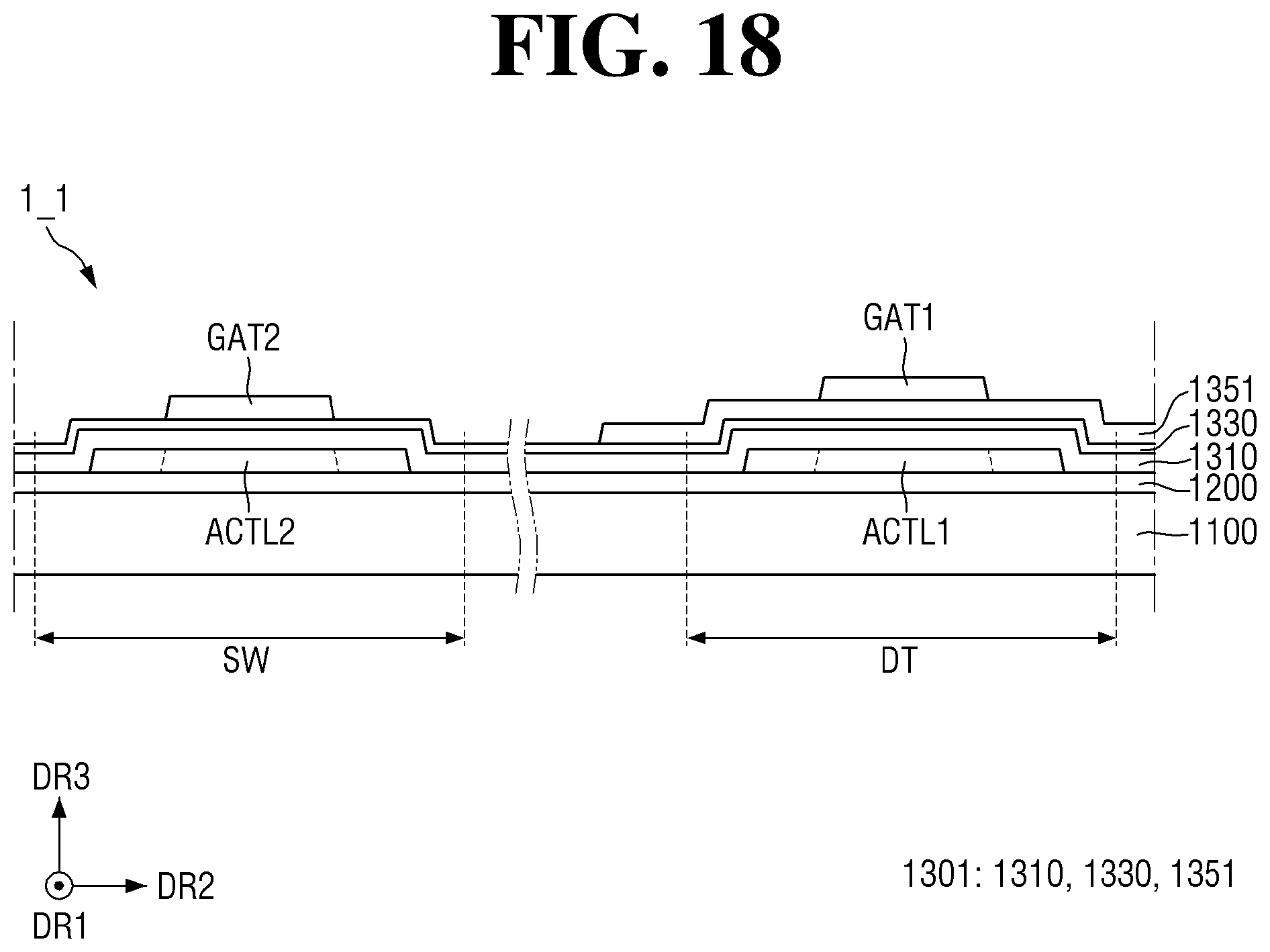 Patent US12310066 Figure 18 – Display device and method of fabricating the same