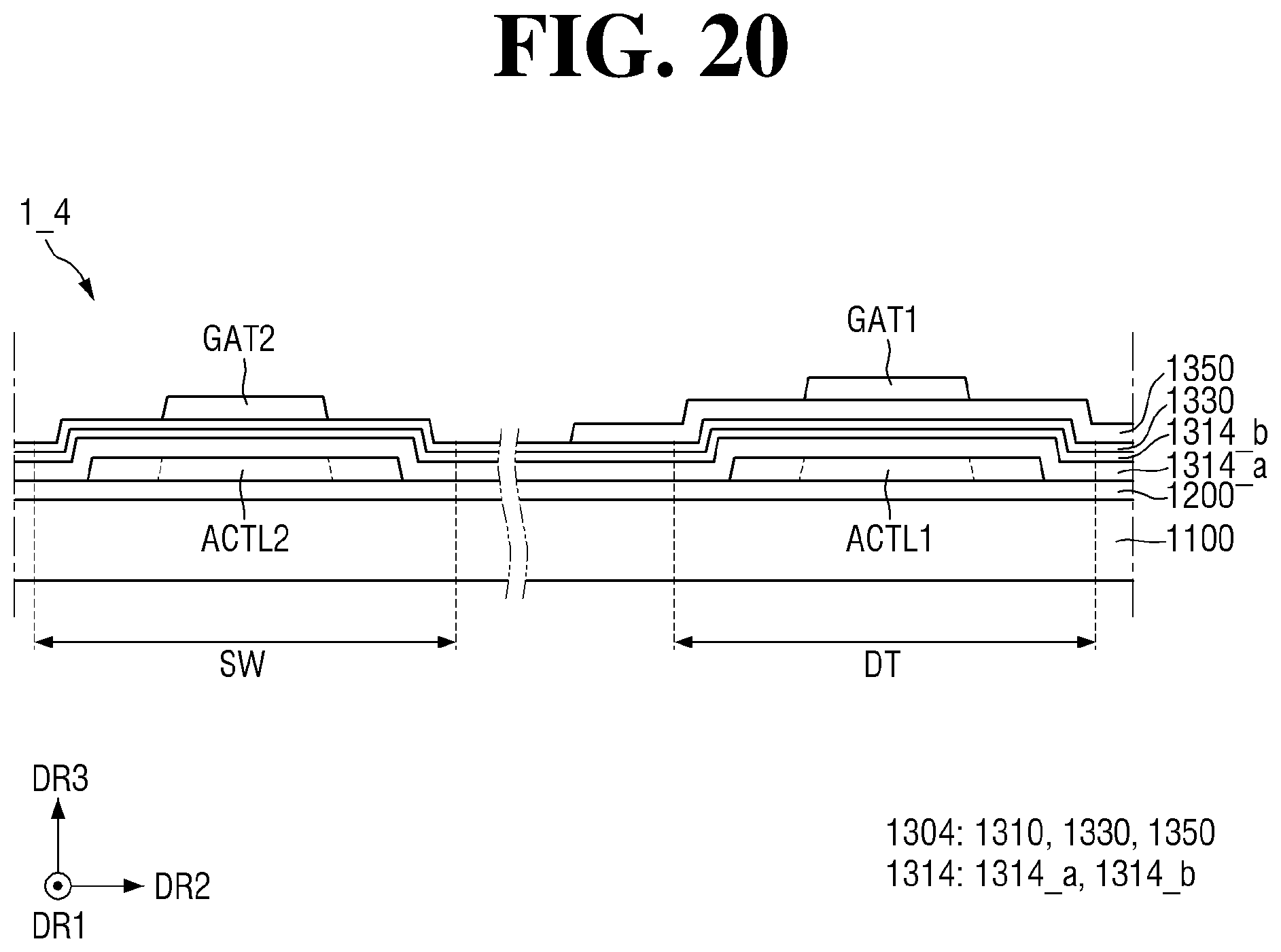 Patent US12310066 Figure 20 – Display device and method of fabricating the same