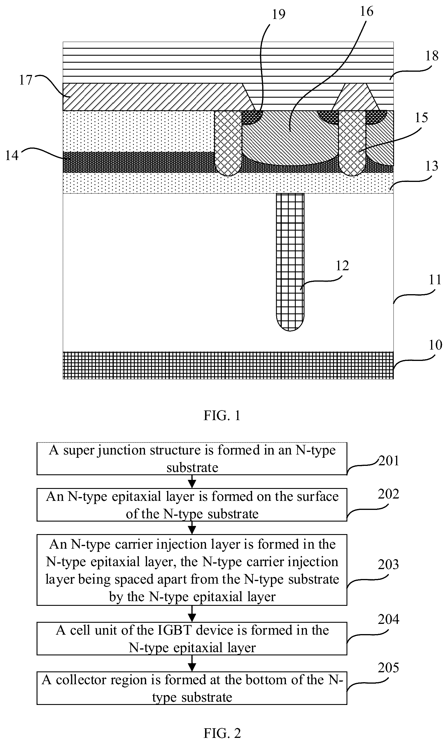 Patent US12310069 — IGBT device and method of making the same — Figure 1