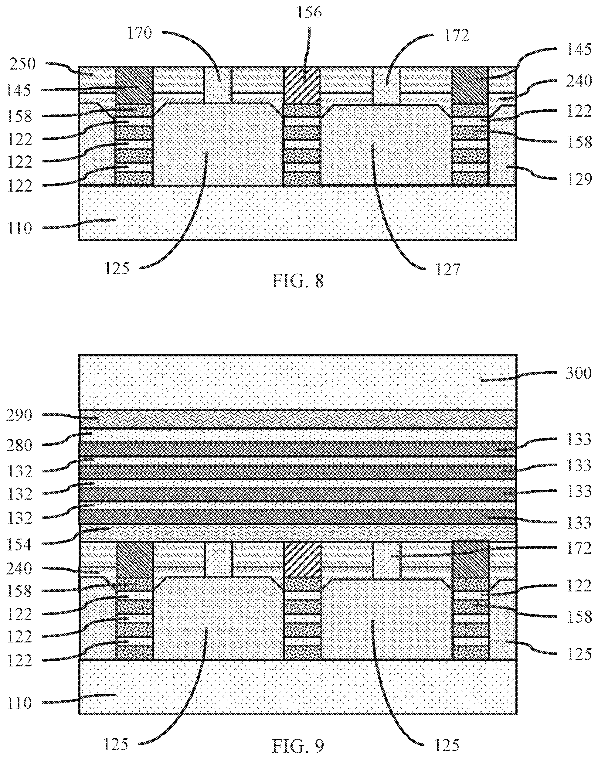Patent US12310072 Figure 6 – Middle of line structure with stacked devices