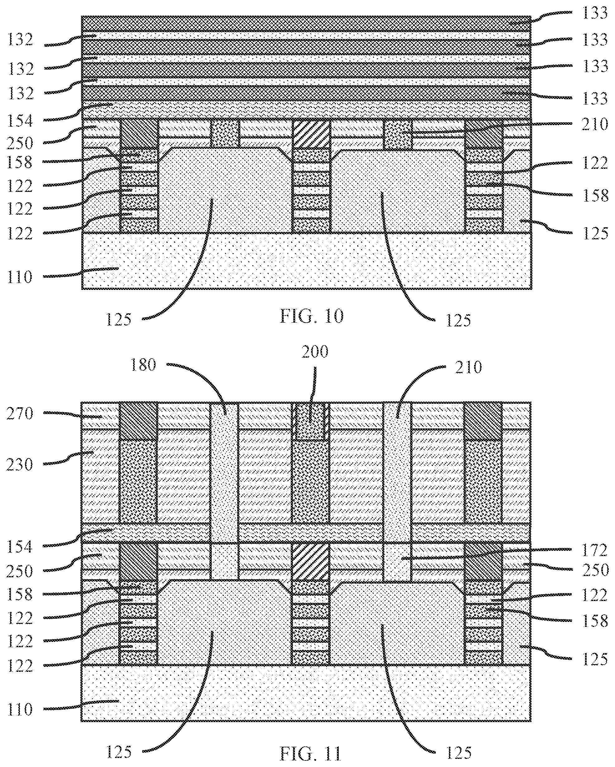 Patent US12310072 Figure 7 – Middle of line structure with stacked devices