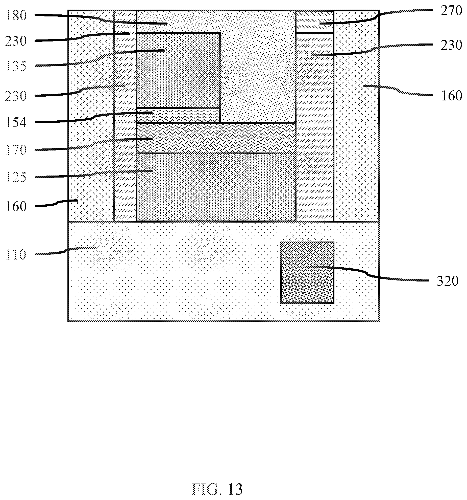 Patent US12310072 Figure 9 – Middle of line structure with stacked devices
