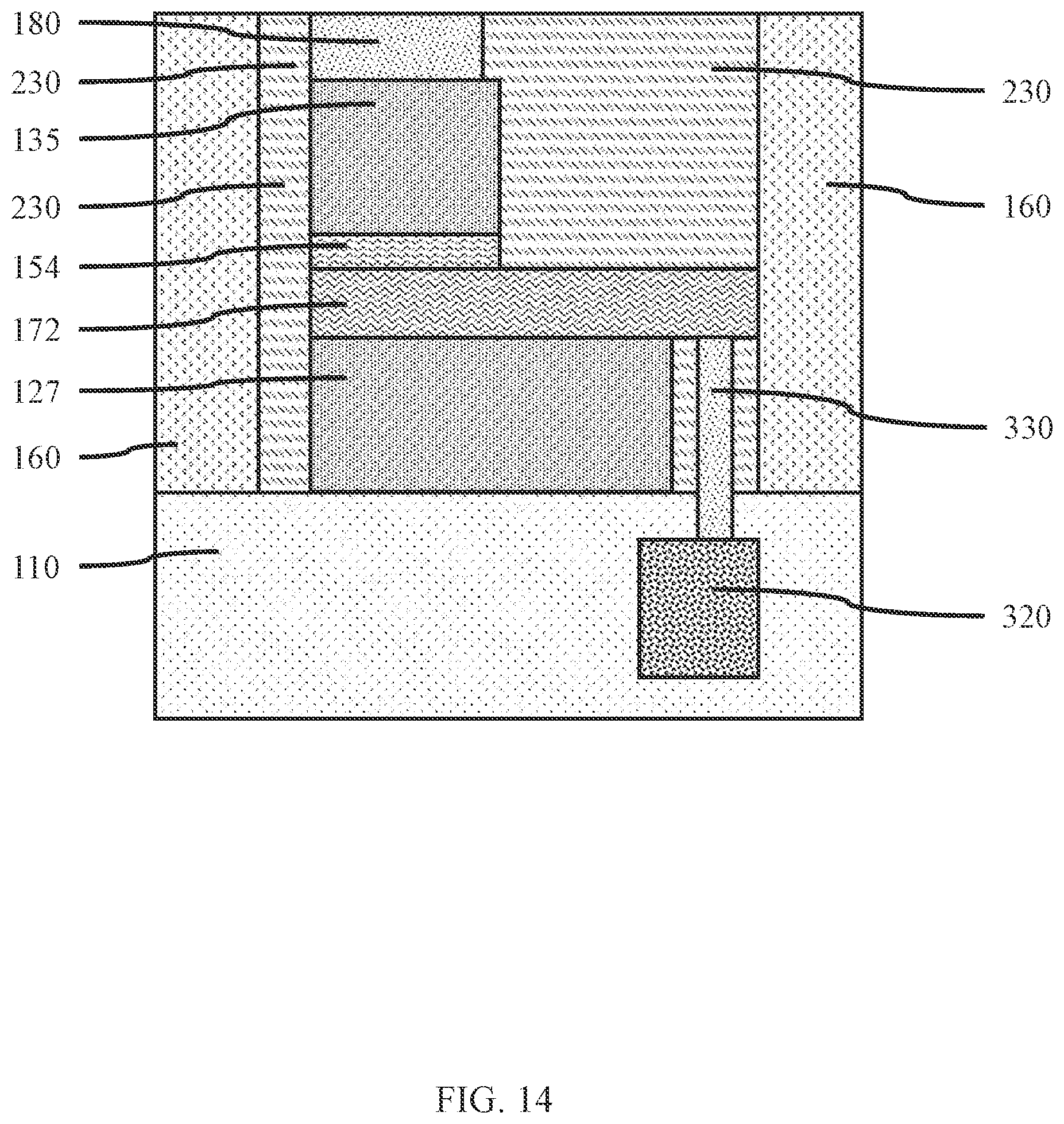Patent US12310072 Figure 10 – Middle of line structure with stacked devices