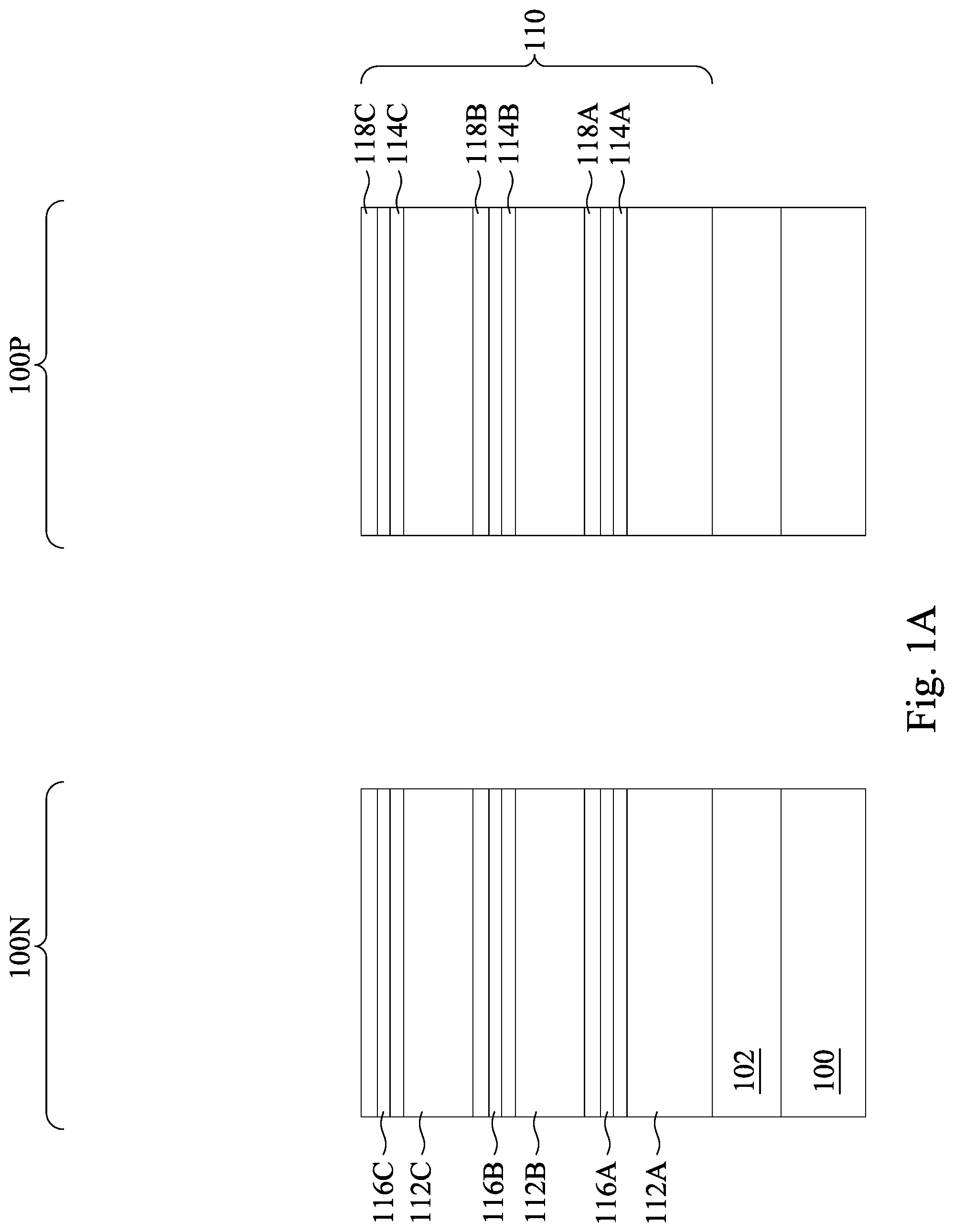 Patent US12310073 Figure 1 – Transistors having two-dimensional semiconductor channels