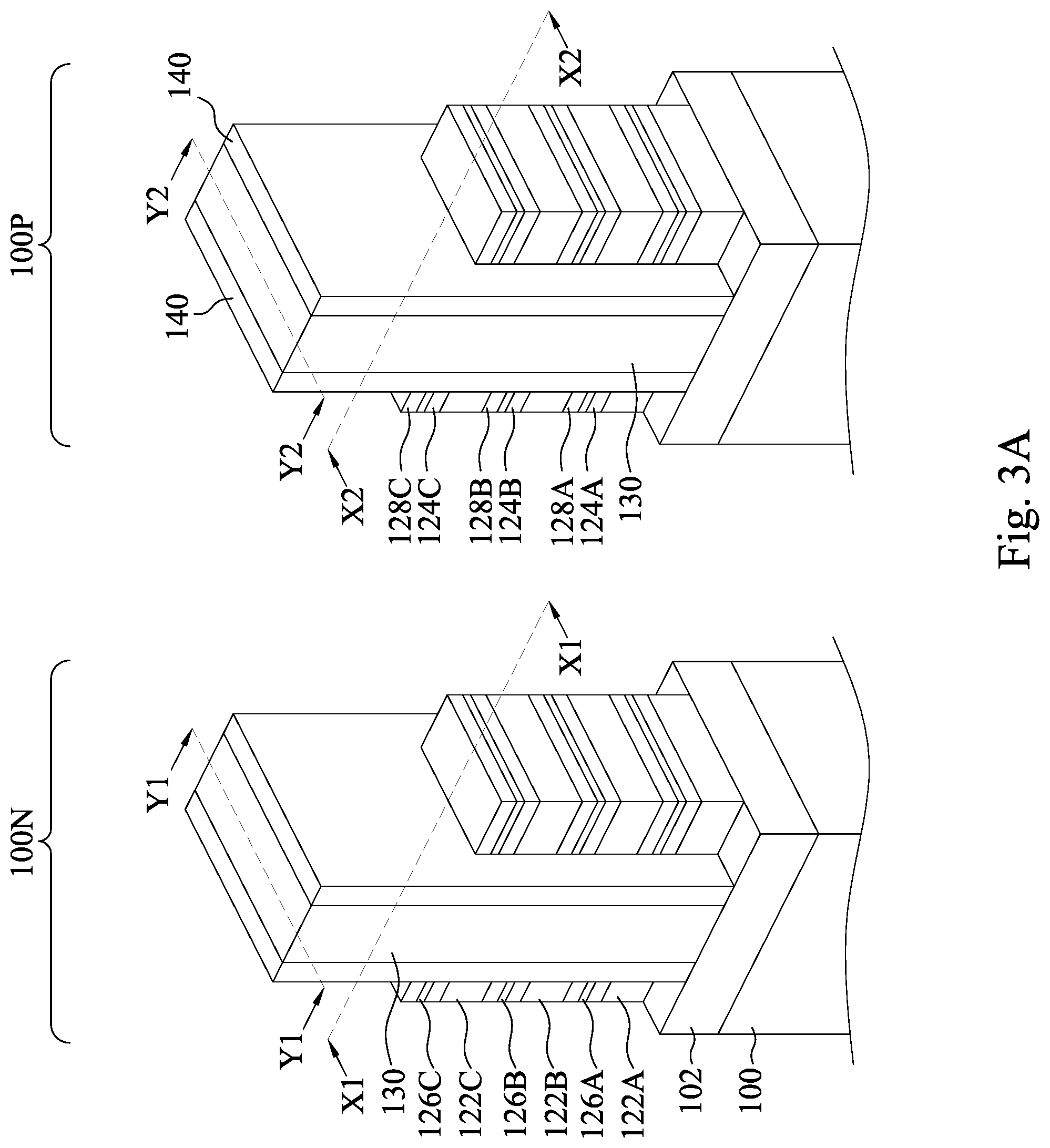 Patent US12310073 Figure 5 – Transistors having two-dimensional semiconductor channels