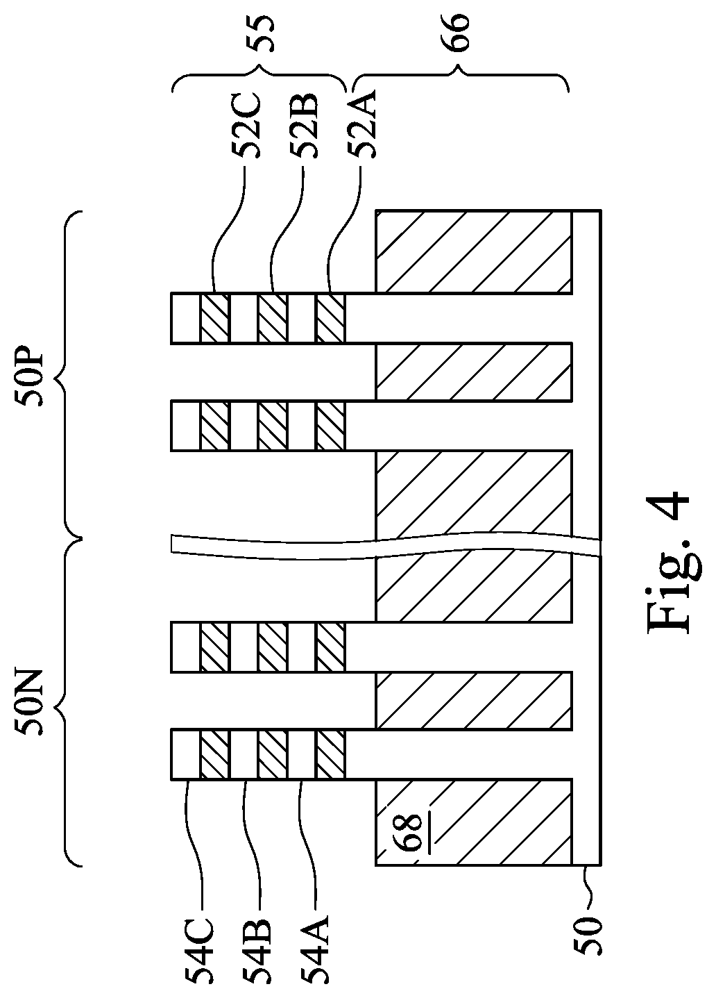 Patent US12310074 Figure 4 – NanoStructure field-effect transistor device and methods of forming