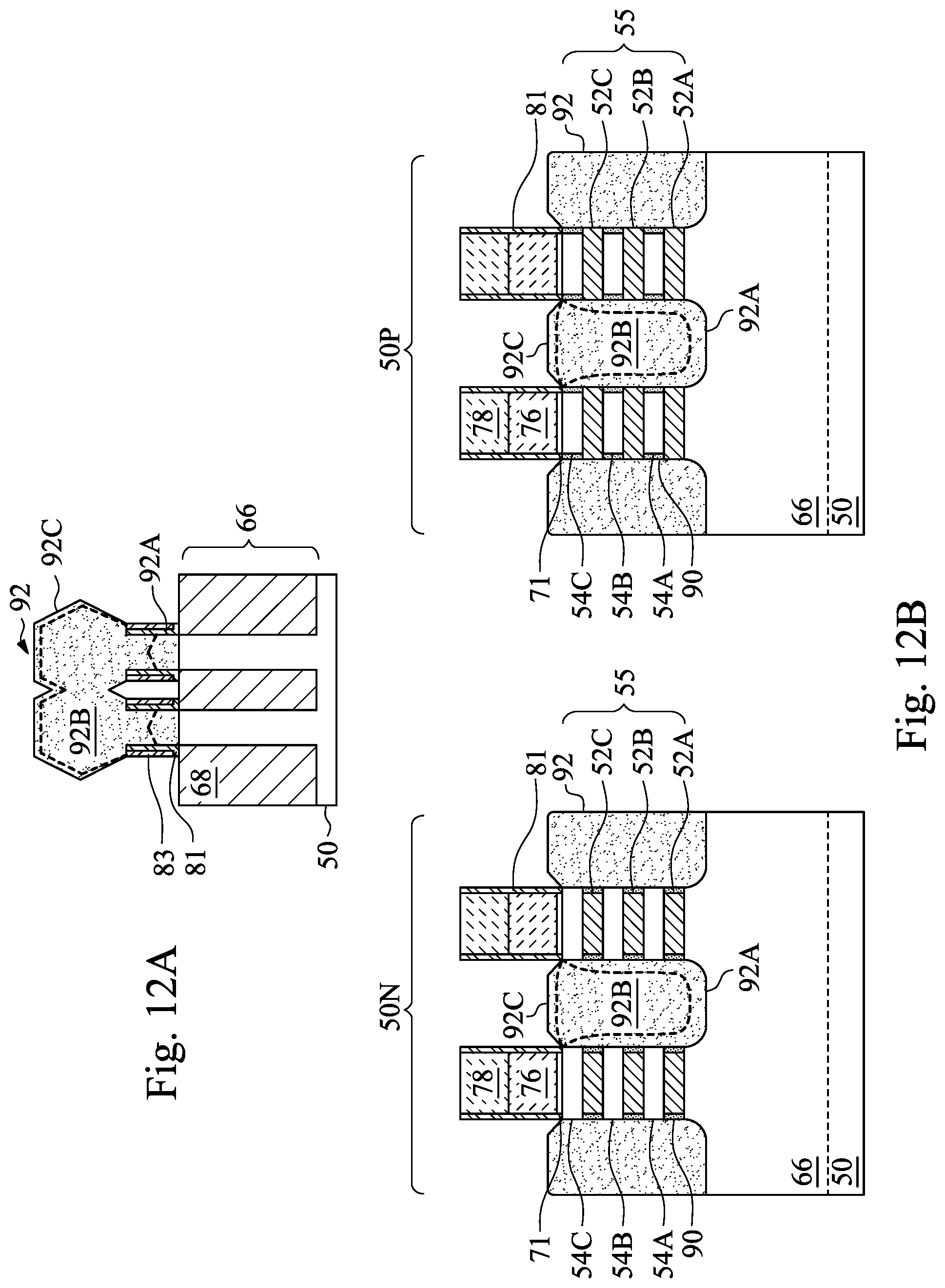 Patent US12310074 Figure 14 – NanoStructure field-effect transistor device and methods of forming