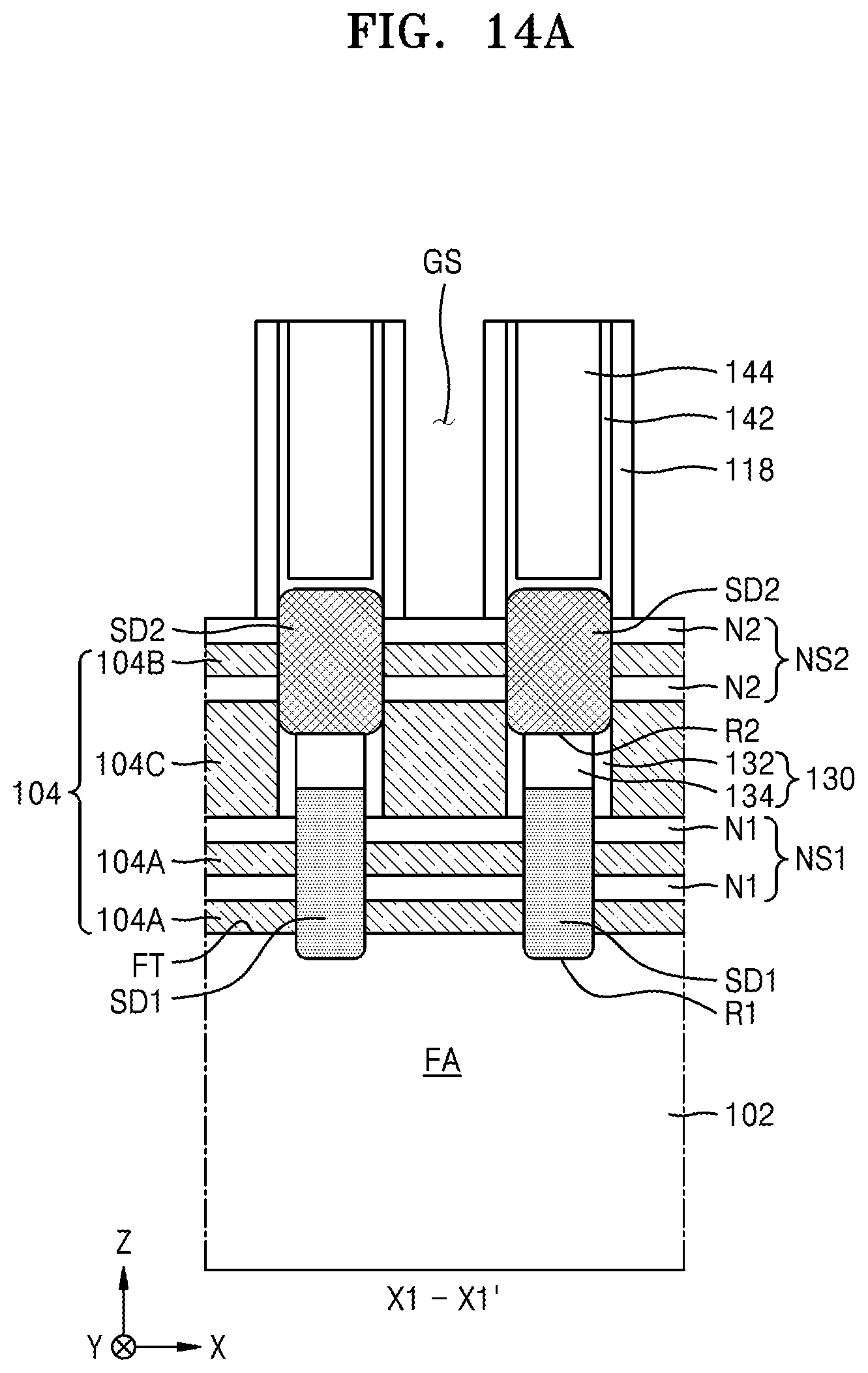 Patent US12310075 Figure 18 – Integrated circuit devices including vertically stacked field effect transistors