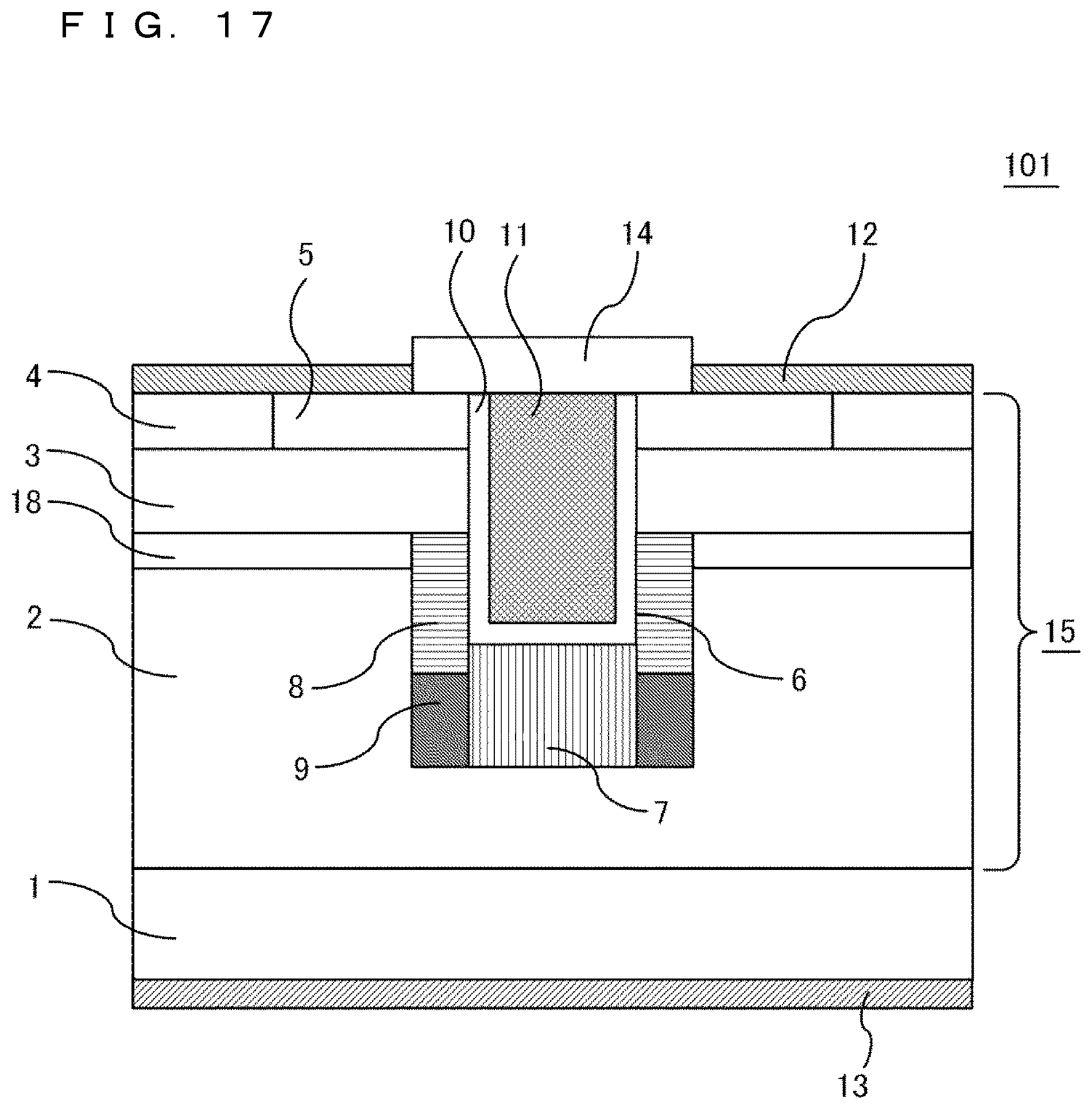 Patent US12310076 Figure 17 – Silicon carbide semiconductor device, power conversion apparatus, and method for manufacturing silicon carbide semiconductor device