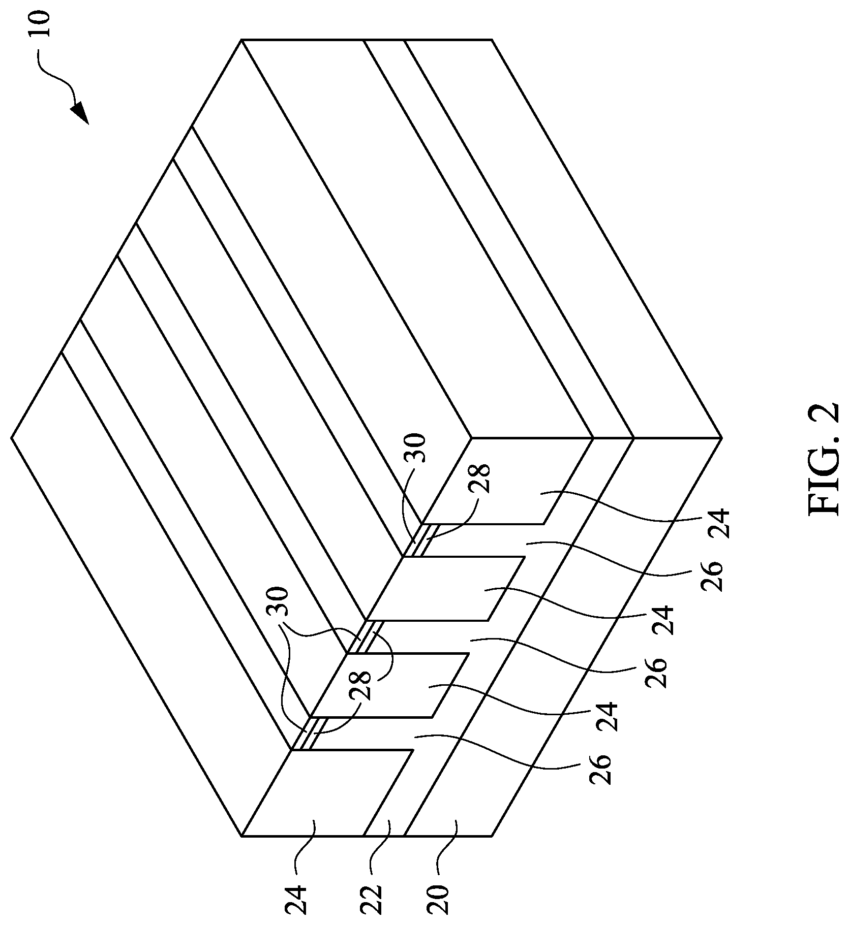 Patent US12310077 Figure 2 – Dual damascene structure in forming source/drain contacts