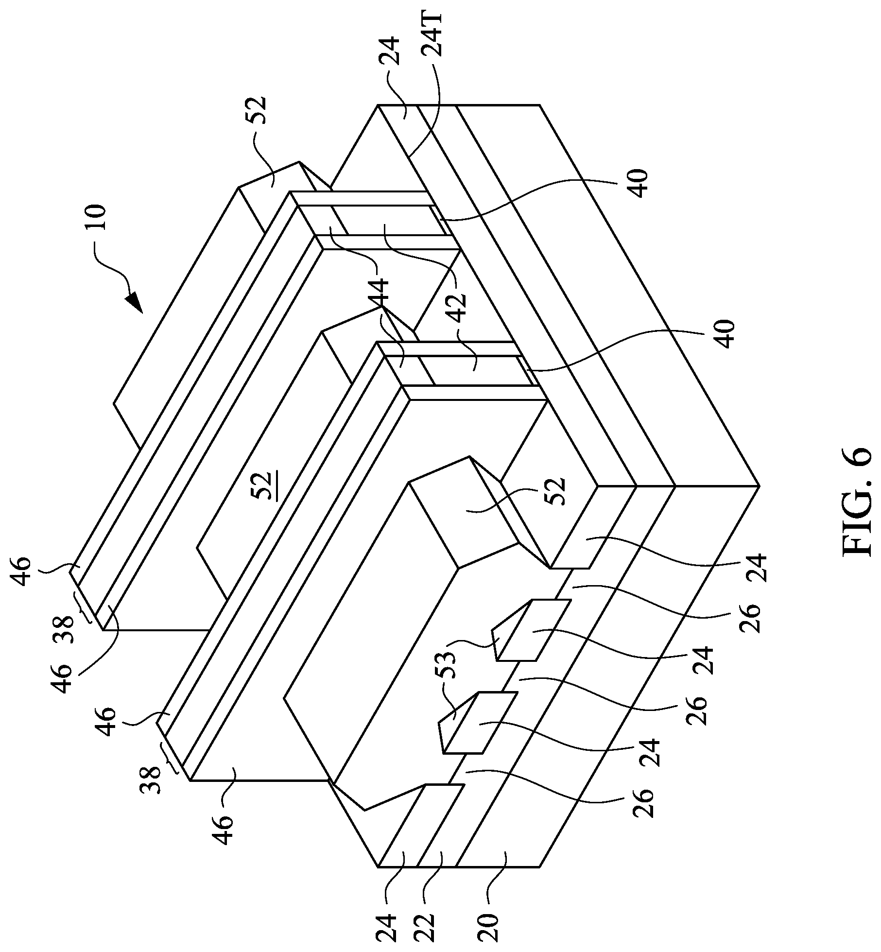 Patent US12310077 Figure 6 – Dual damascene structure in forming source/drain contacts