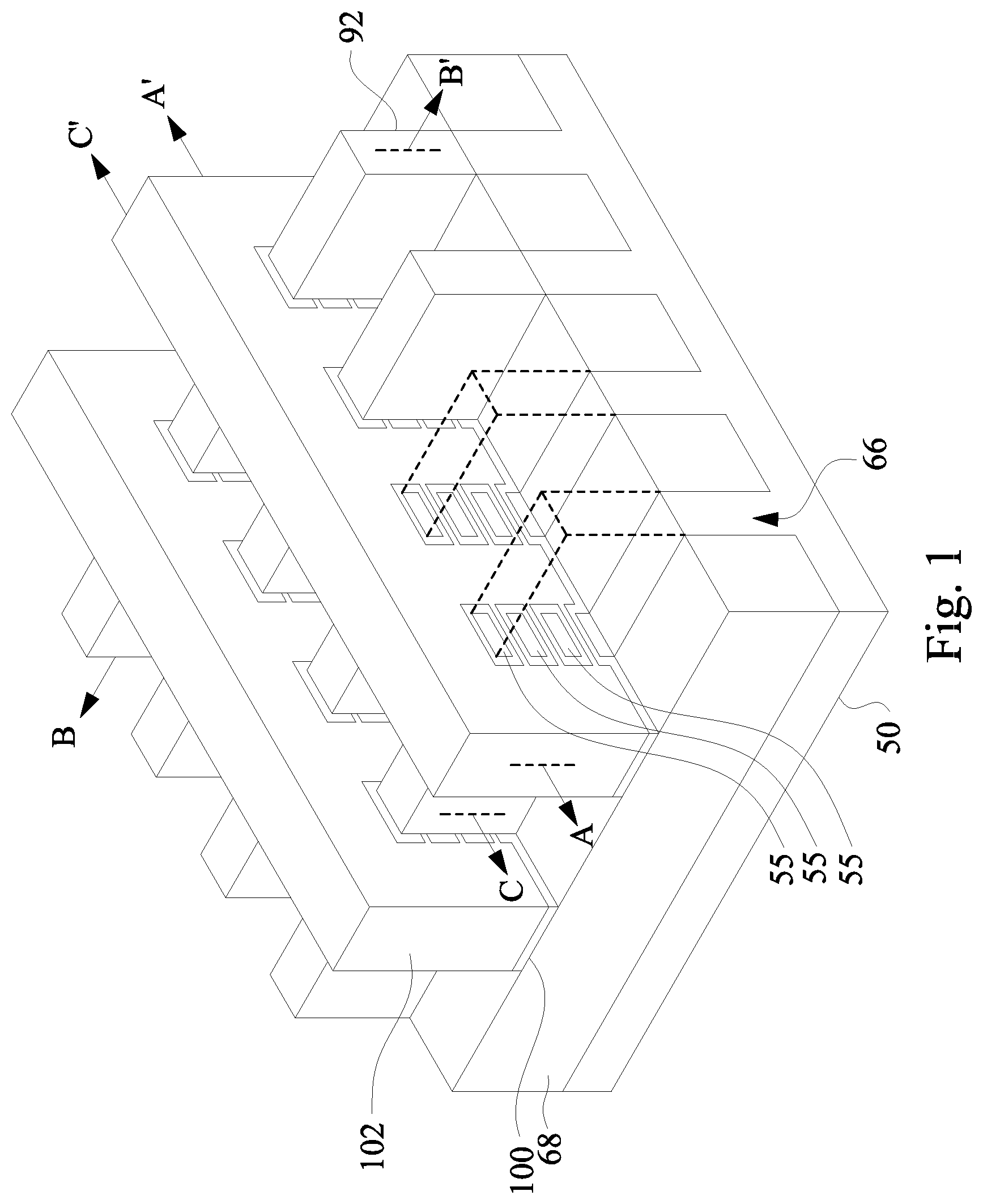 Patent US12310078 Figure 1 – Method of forming metal gate fin electrode structure by etching back metal fill