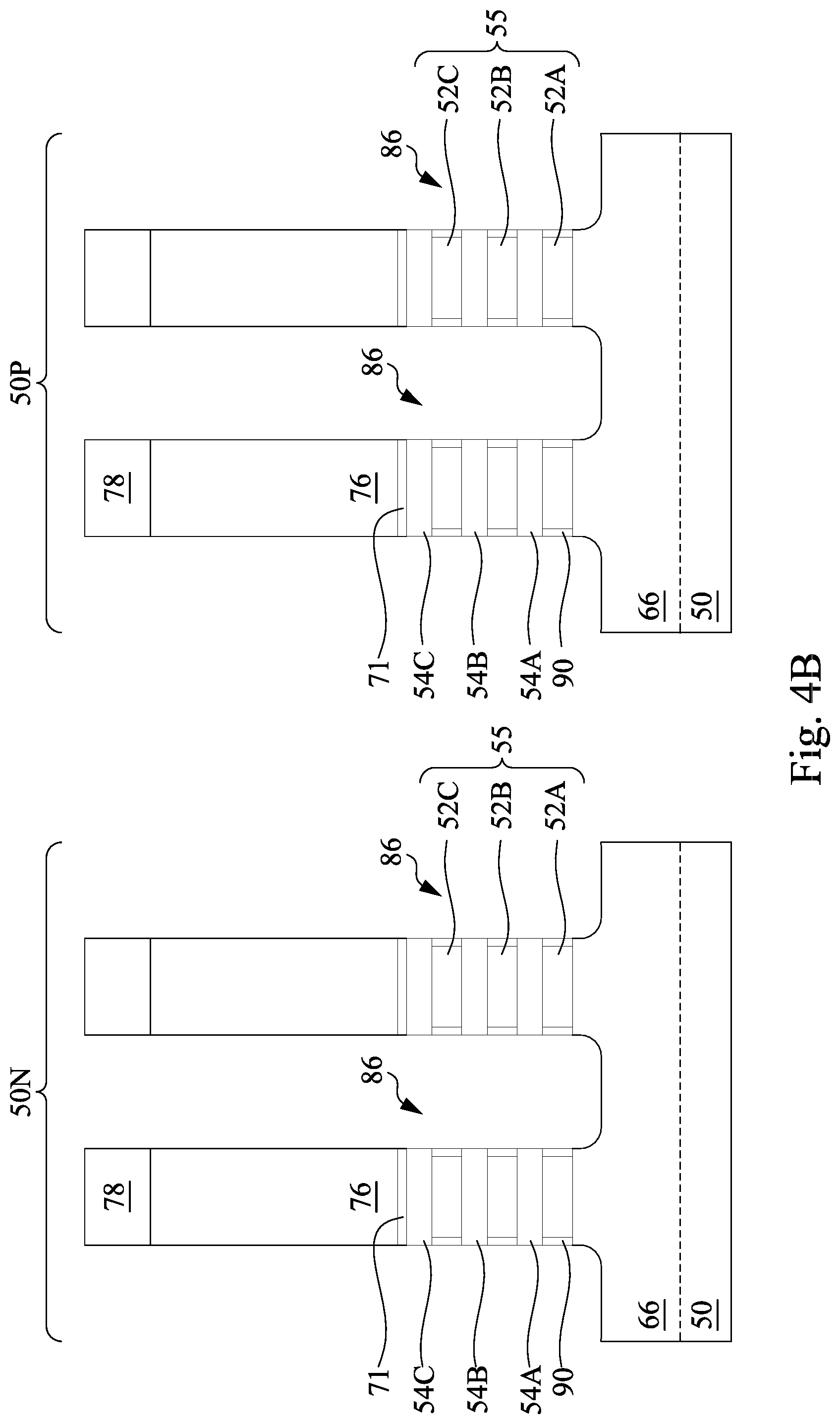 Patent US12310078 Figure 11 – Method of forming metal gate fin electrode structure by etching back metal fill