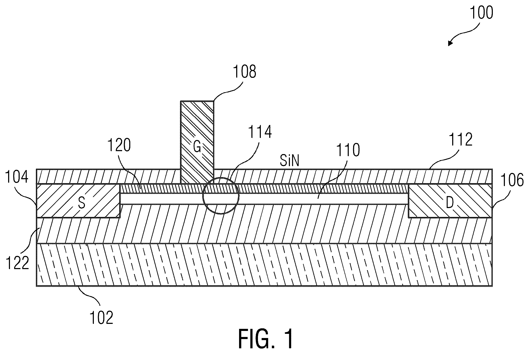 Patent US12310080 Figure 1 – Laterally-gated transistors and lateral Schottky diodes with integrated lateral field plate structures