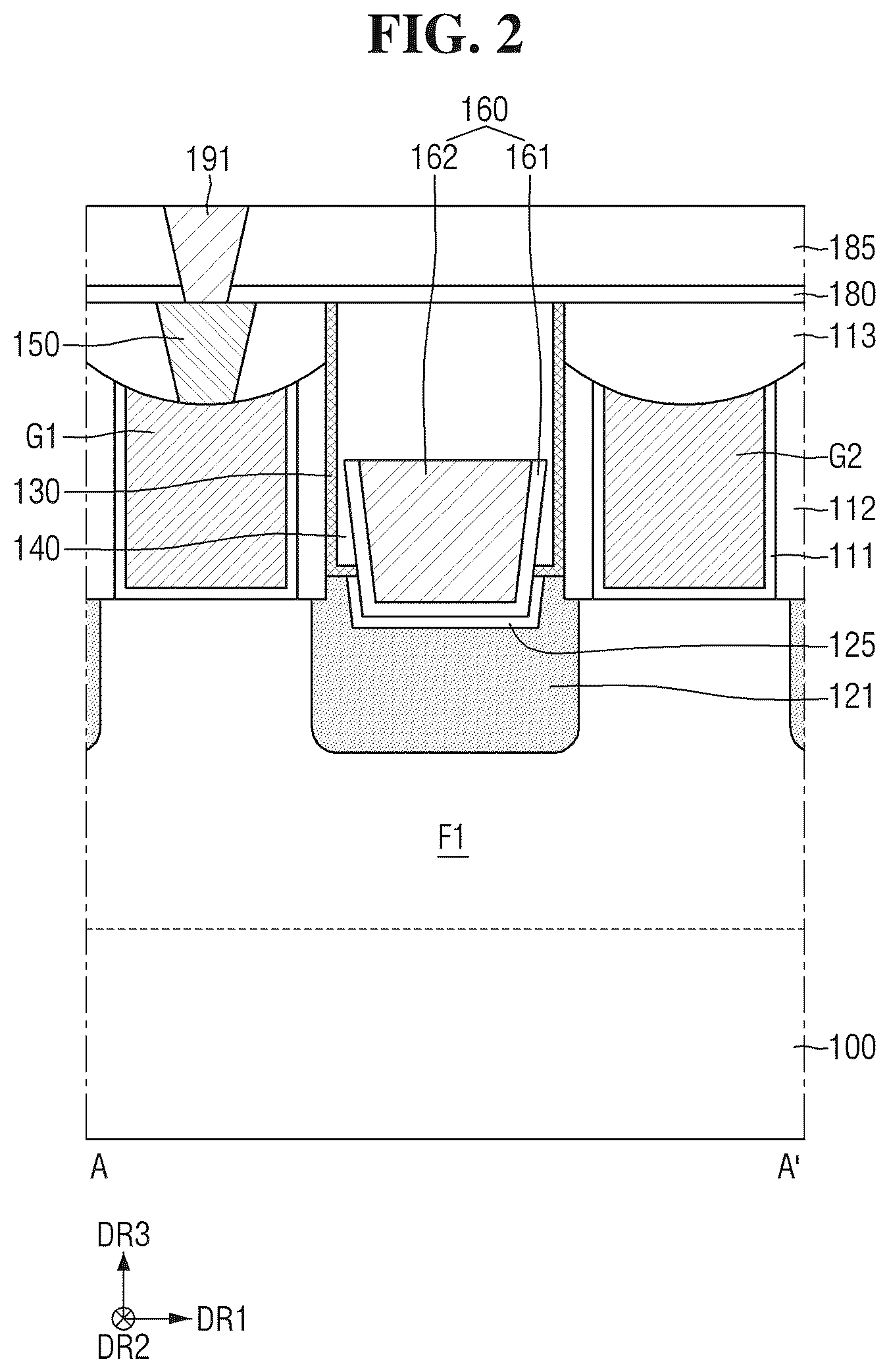 Patent US12310081 Figure 2 – Semiconductor device
