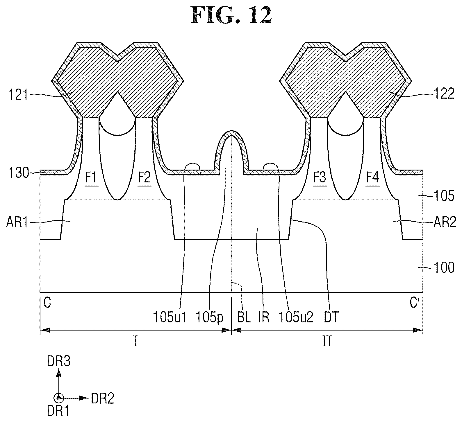 Patent US12310081 Figure 12 – Semiconductor device