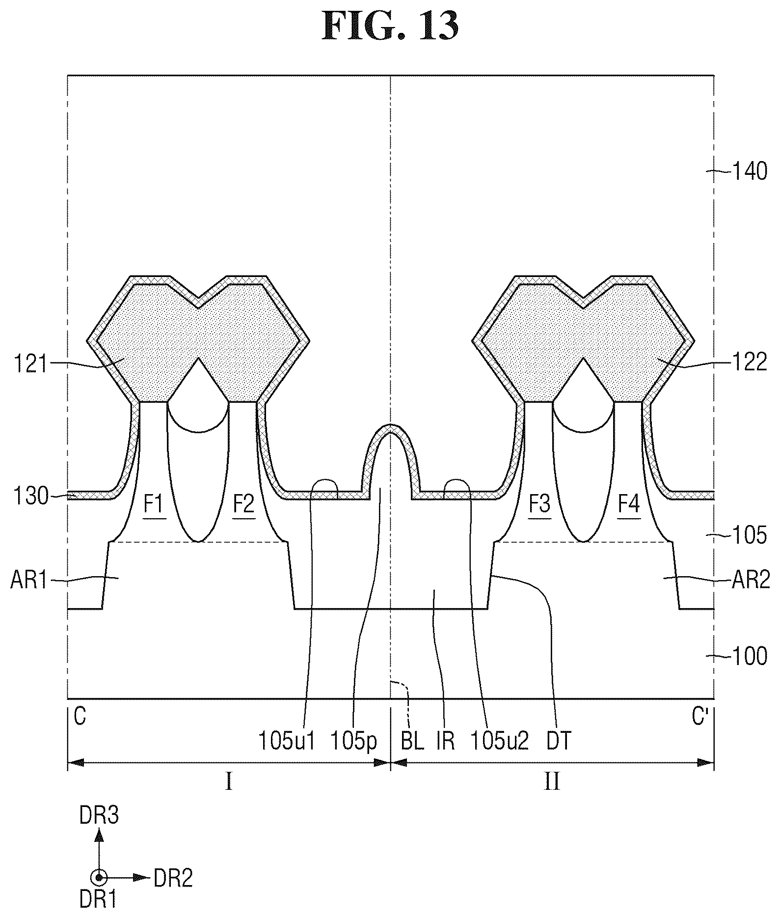 Patent US12310081 Figure 13 – Semiconductor device