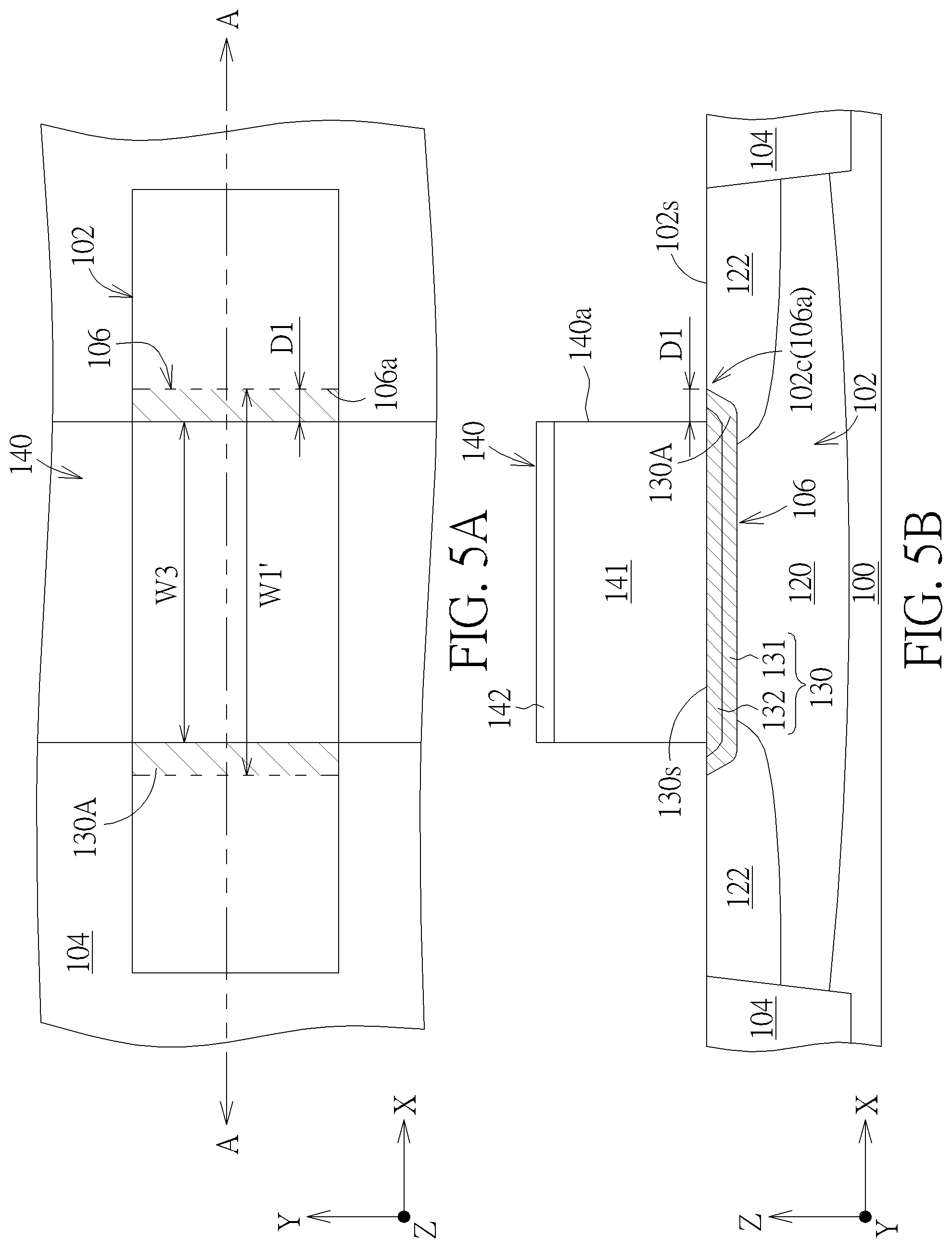Patent US12310083 Figure 5 – Semiconductor device and method for forming the same