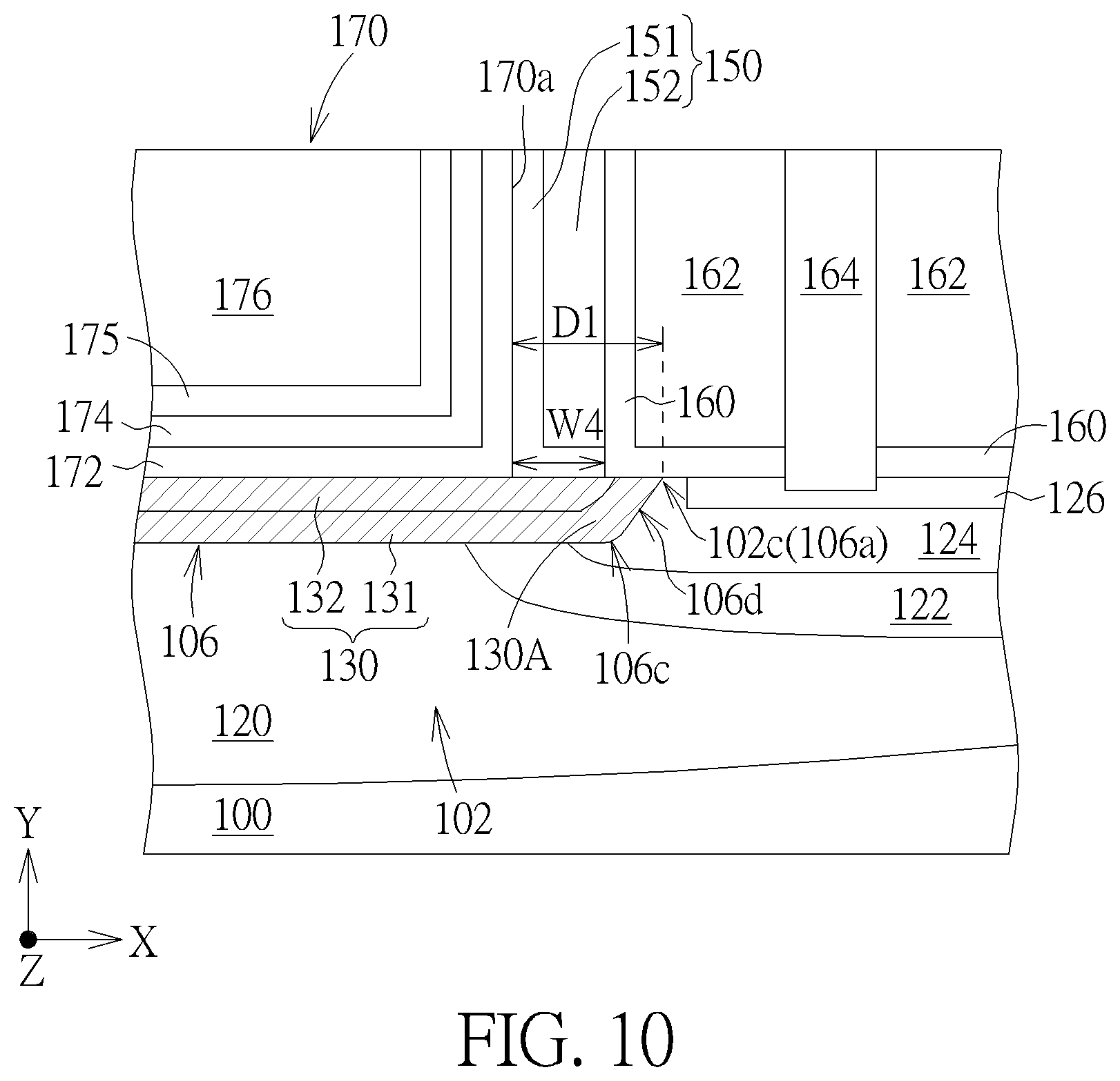 Patent US12310083 Figure 9 – Semiconductor device and method for forming the same